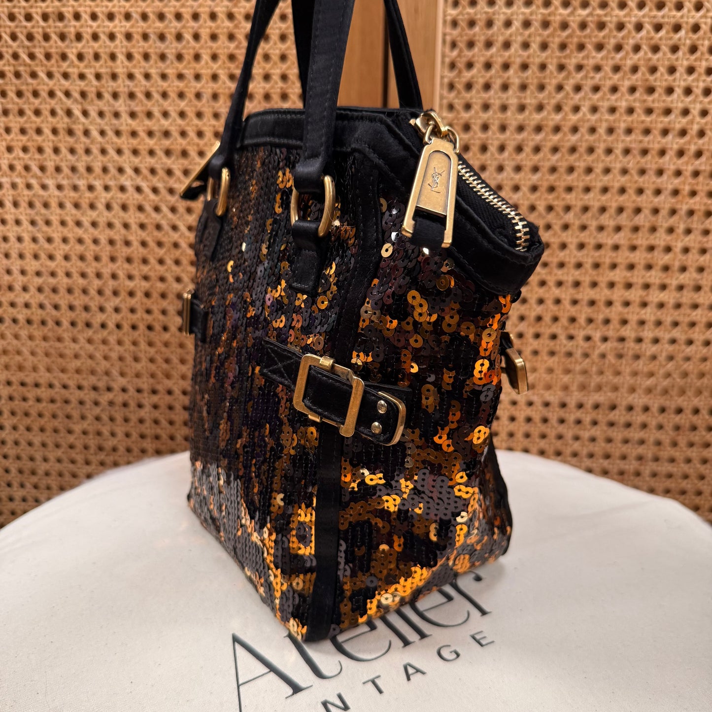 Saint Laurent 2008 limited Edition Sequin Downtown tote
