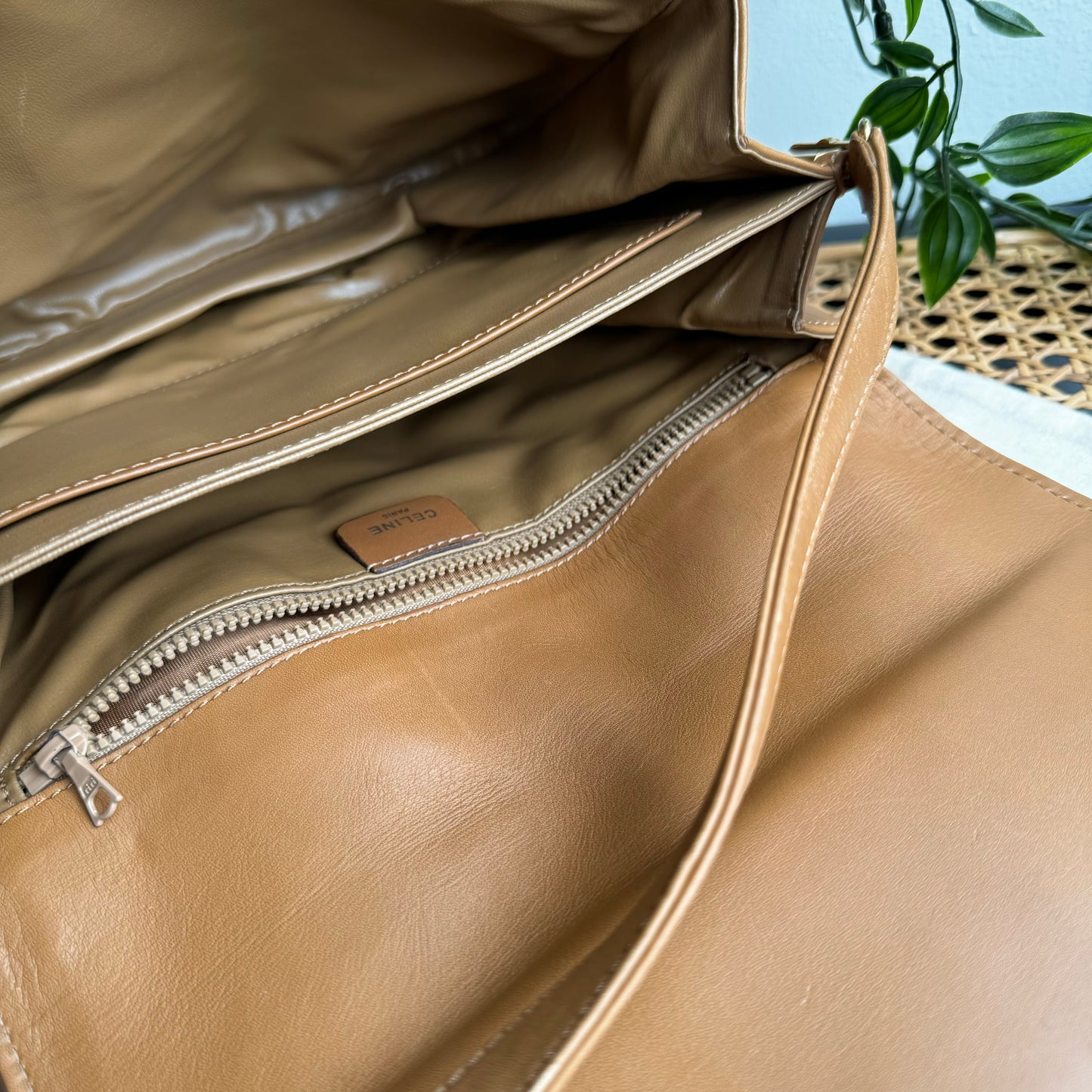 Celine Vintage Triomphe Shoulder Bag