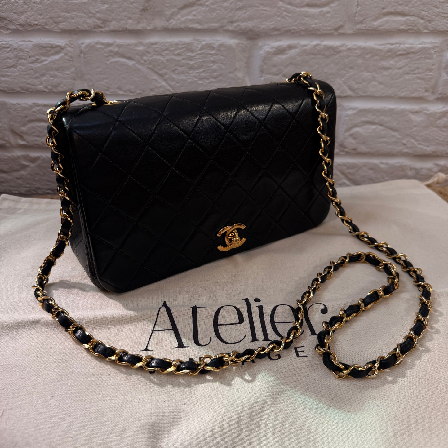 Chanel 1989 Classic Medium Rectangle Full Flap