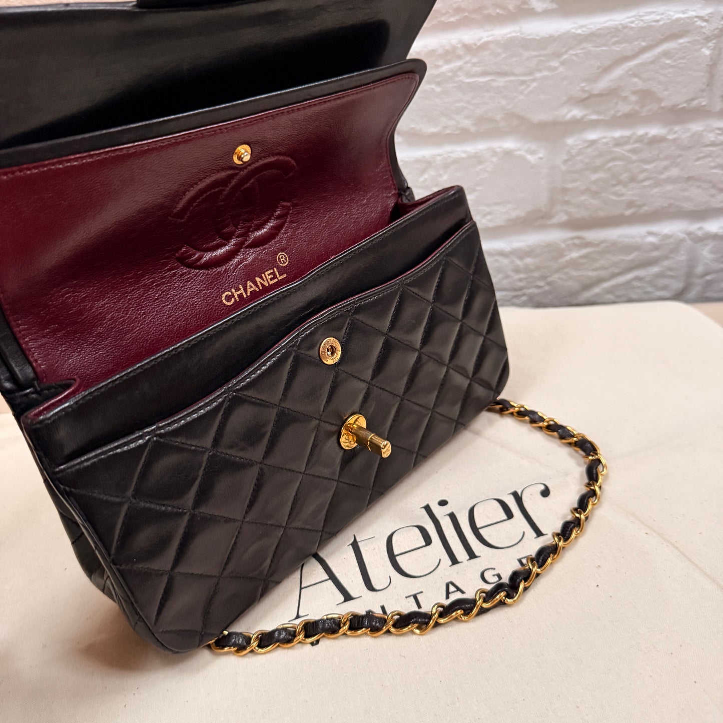 Chanel 1994 Black Classic Double Flap Small