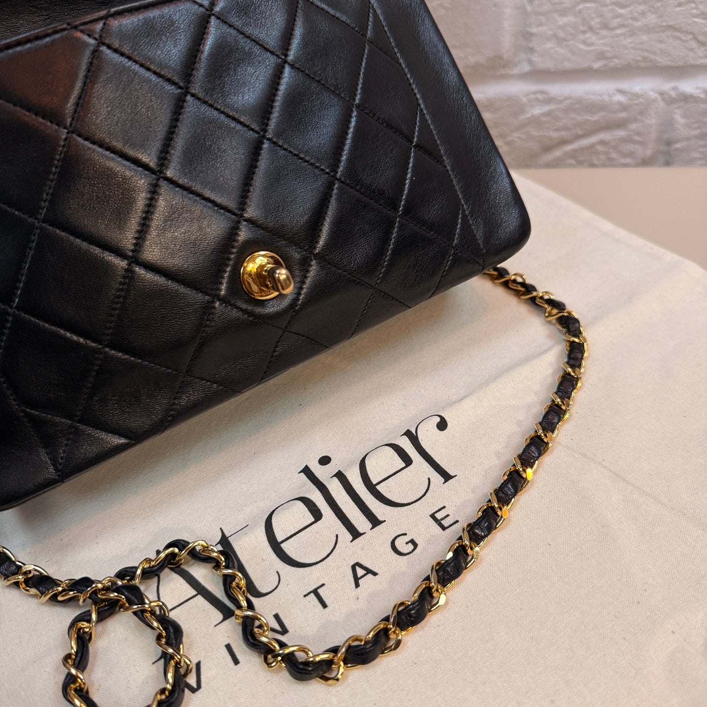 Chanel 1989 Classic Medium Rectangle square Flap