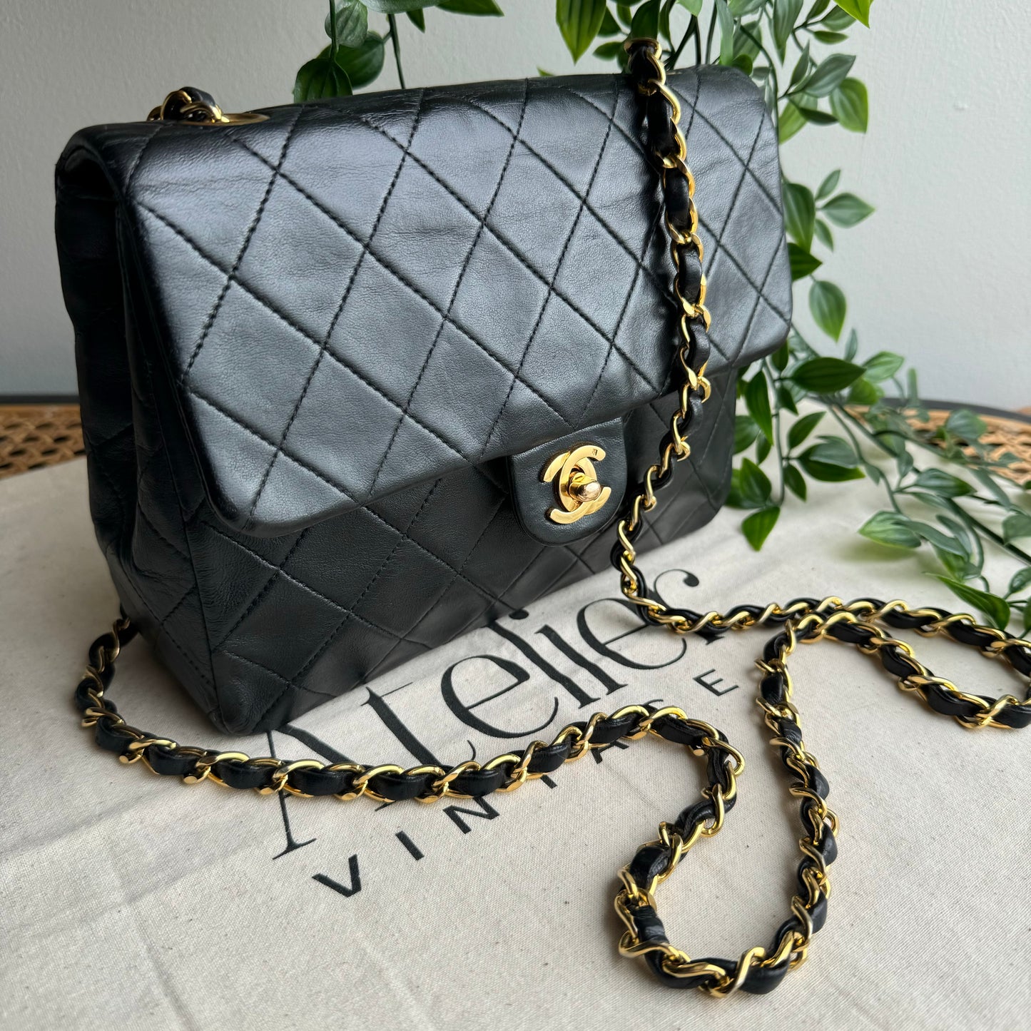 Chanel 1991 Classic Square Single Flap Medium