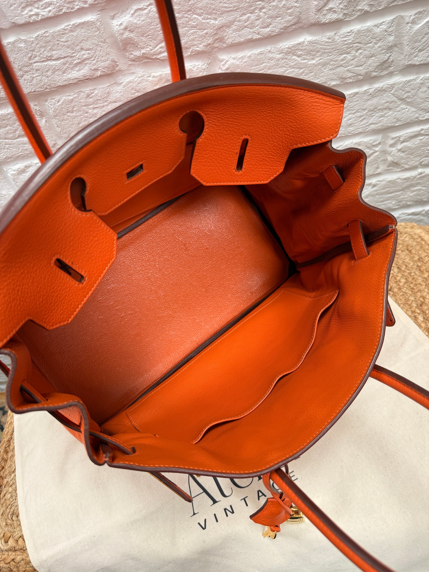 Hermes Birkin 35 Clemence Leather 2011