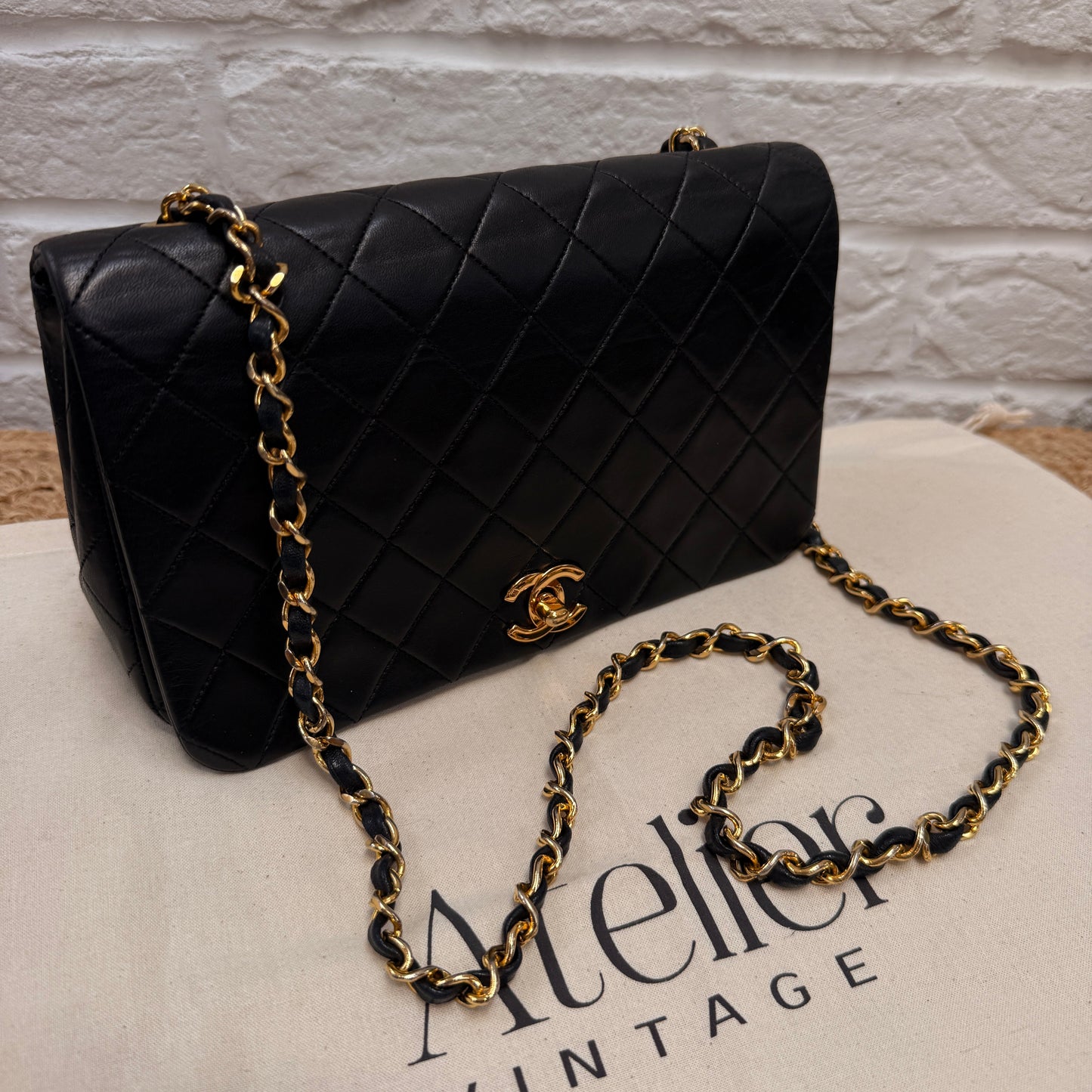 Chanel 1989 Classic Medium Rectangle Full Flap