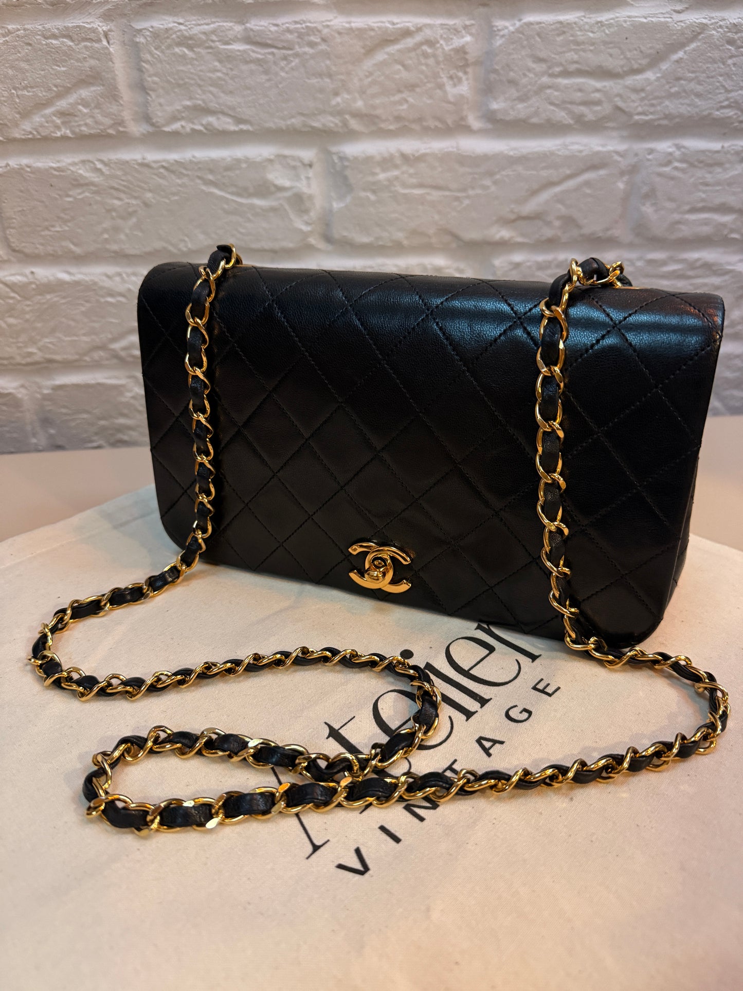 Chanel 1989 Classic Medium Rectangle Full Flap