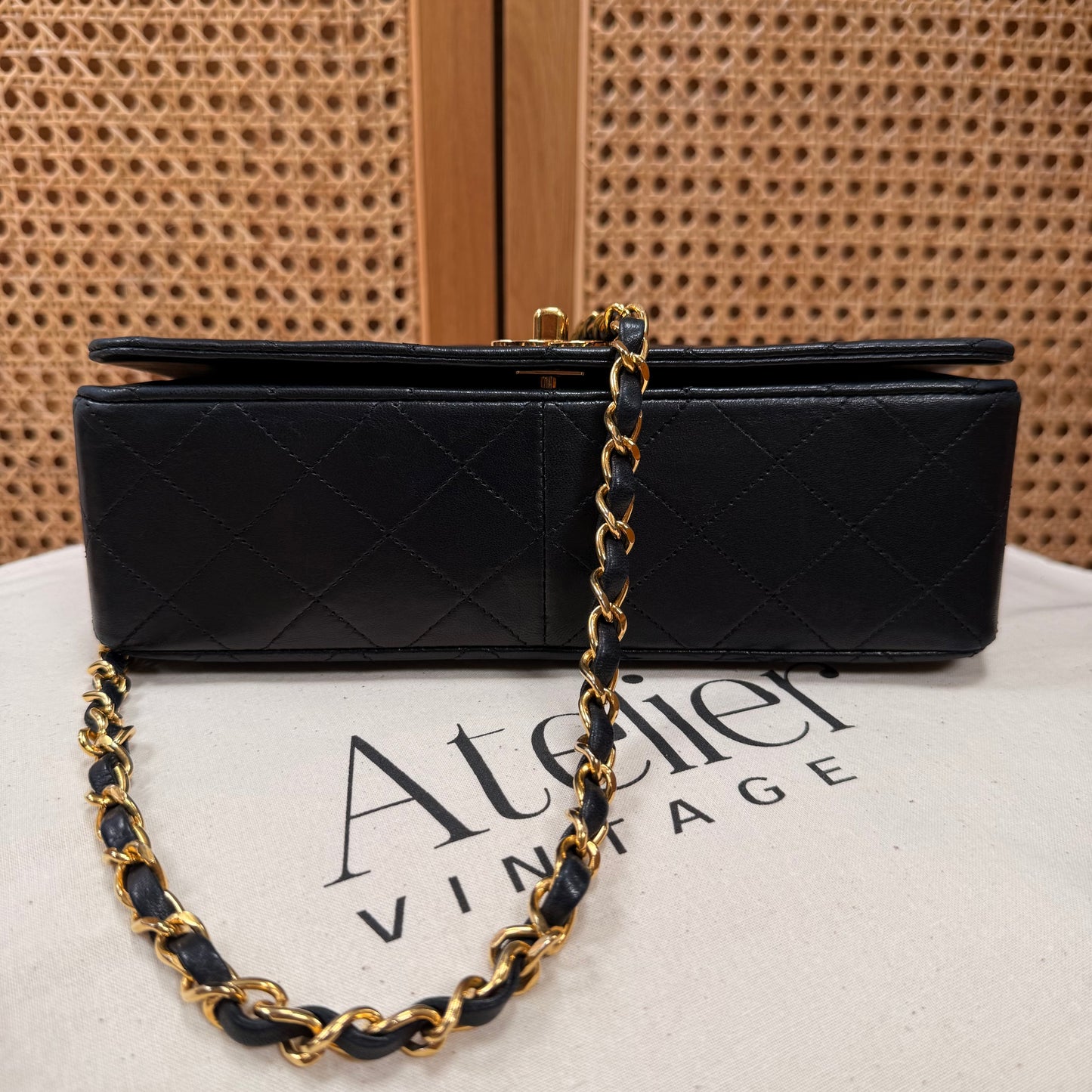 Chanel 1989 Classic Medium Rectangle Full Flap