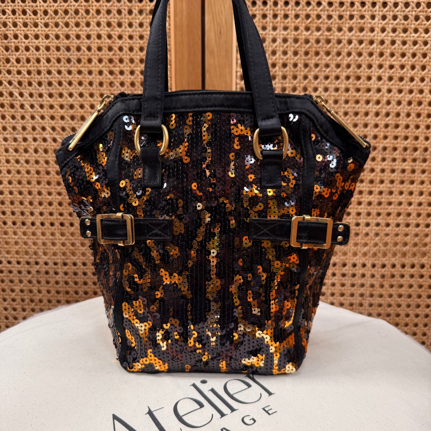 Saint Laurent 2008 limited Edition Sequin Downtown tote