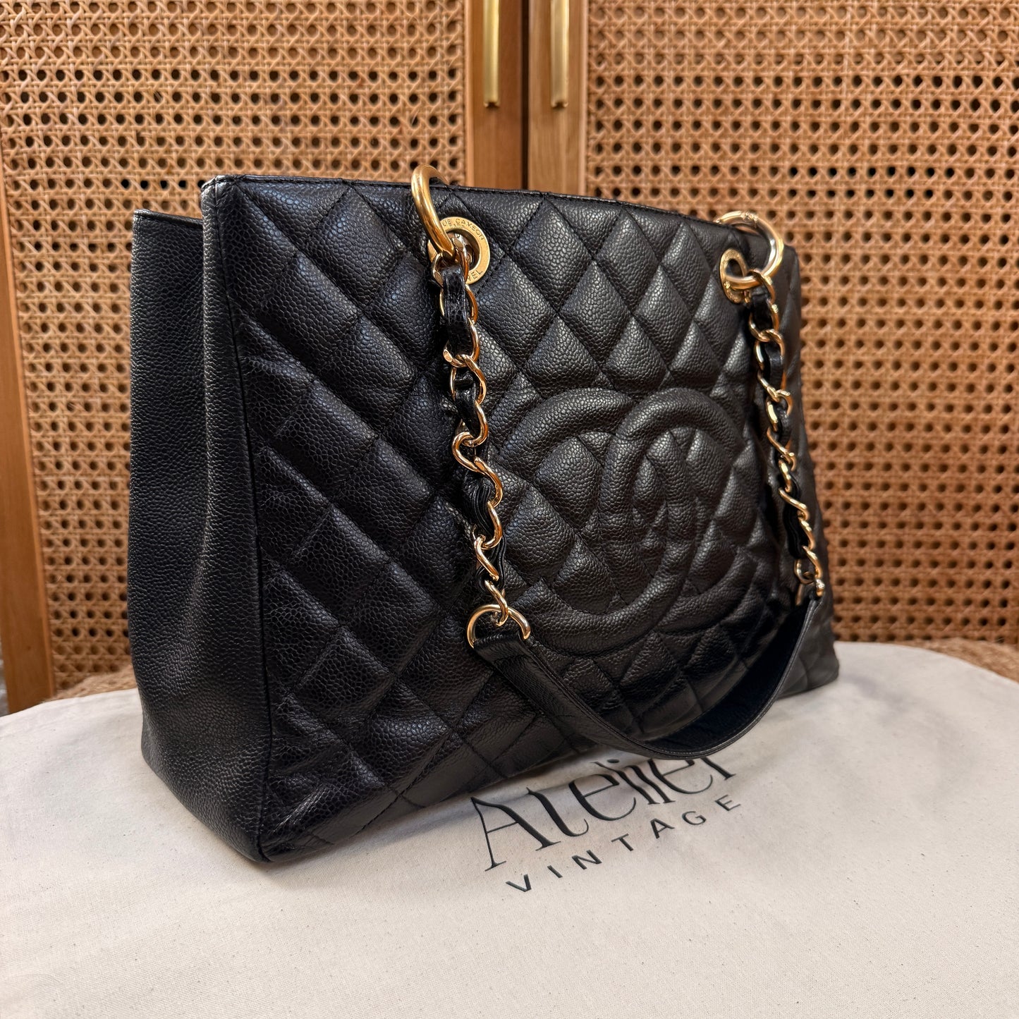 Chanel 2013 Classic Black Caviar GST
