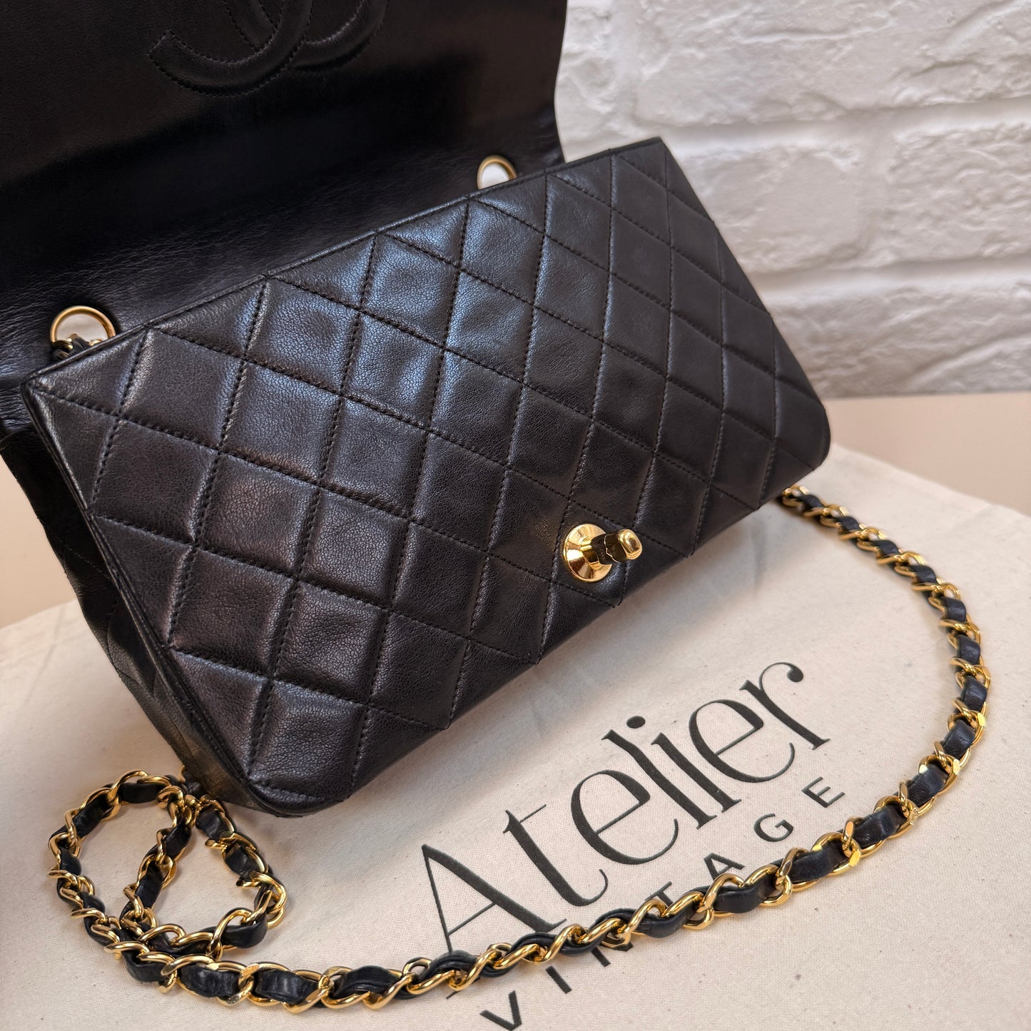 Chanel 1989 Classic Medium Rectangle Full Flap