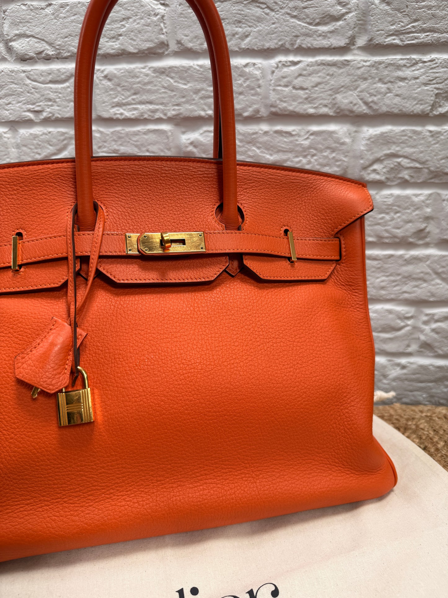 Hermes Birkin 35 Clemence Leather 2011