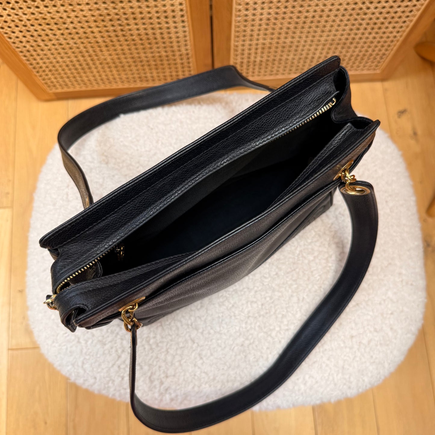 Chanel 1994 Triple CC Caviar Tote