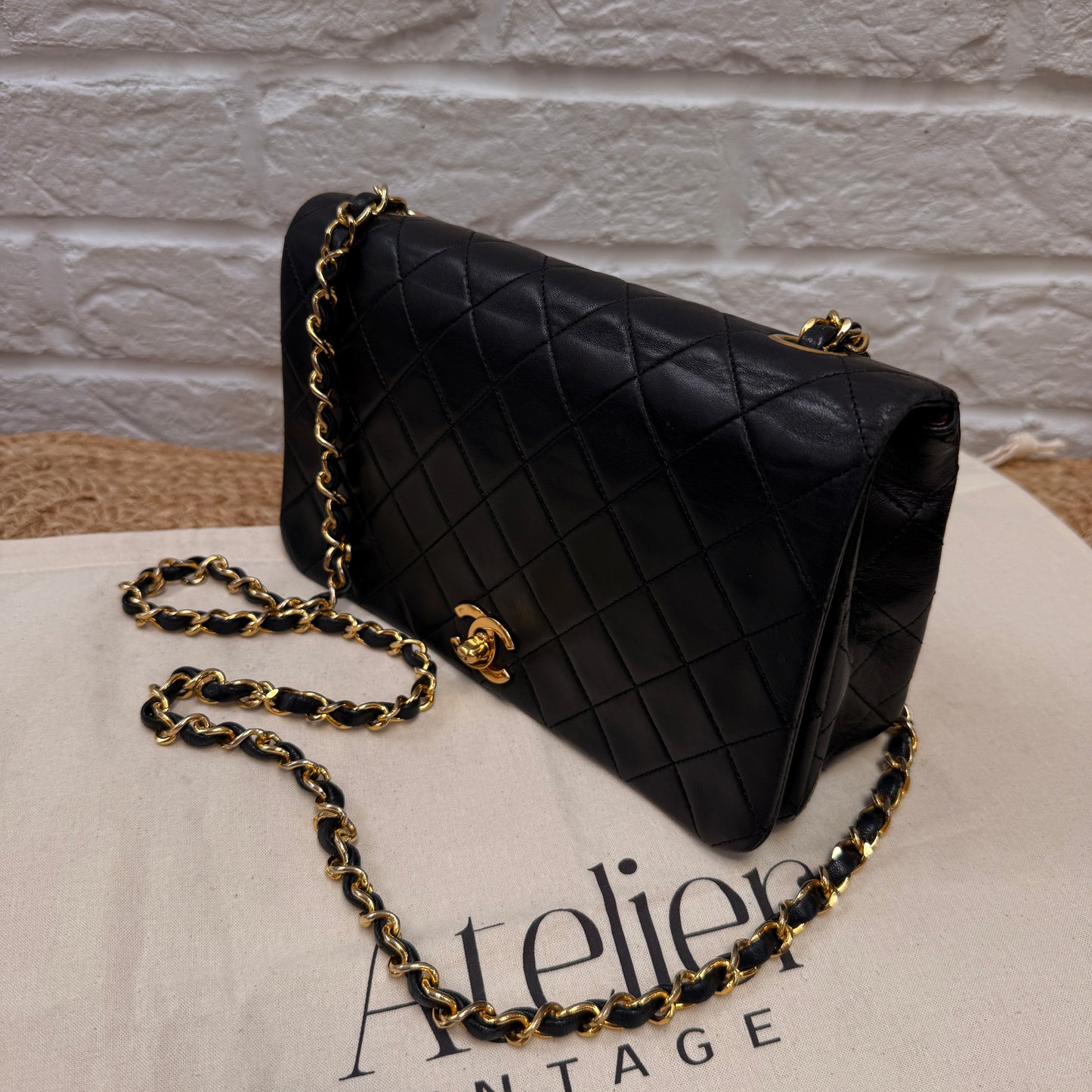 Chanel 1989 Classic Medium Rectangle Full Flap