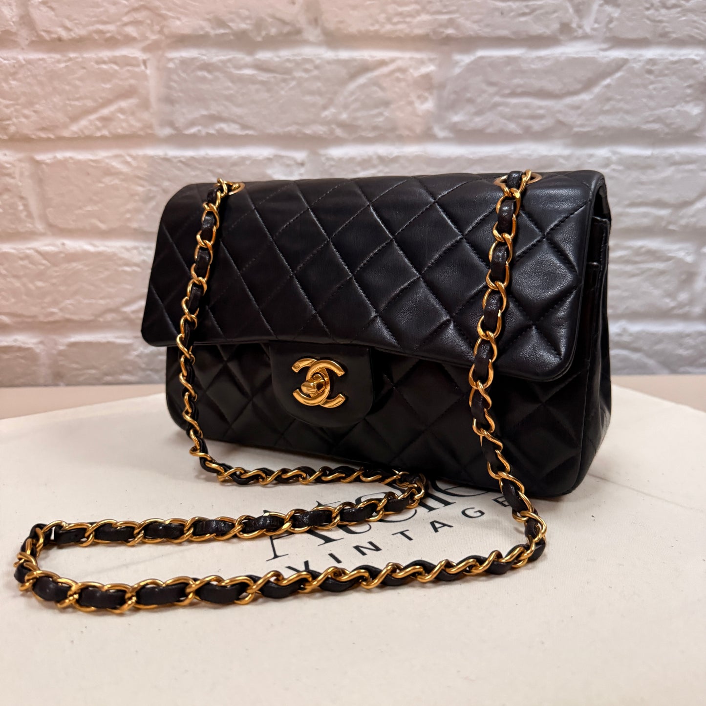 Chanel 1994 Black Classic Double Flap Small