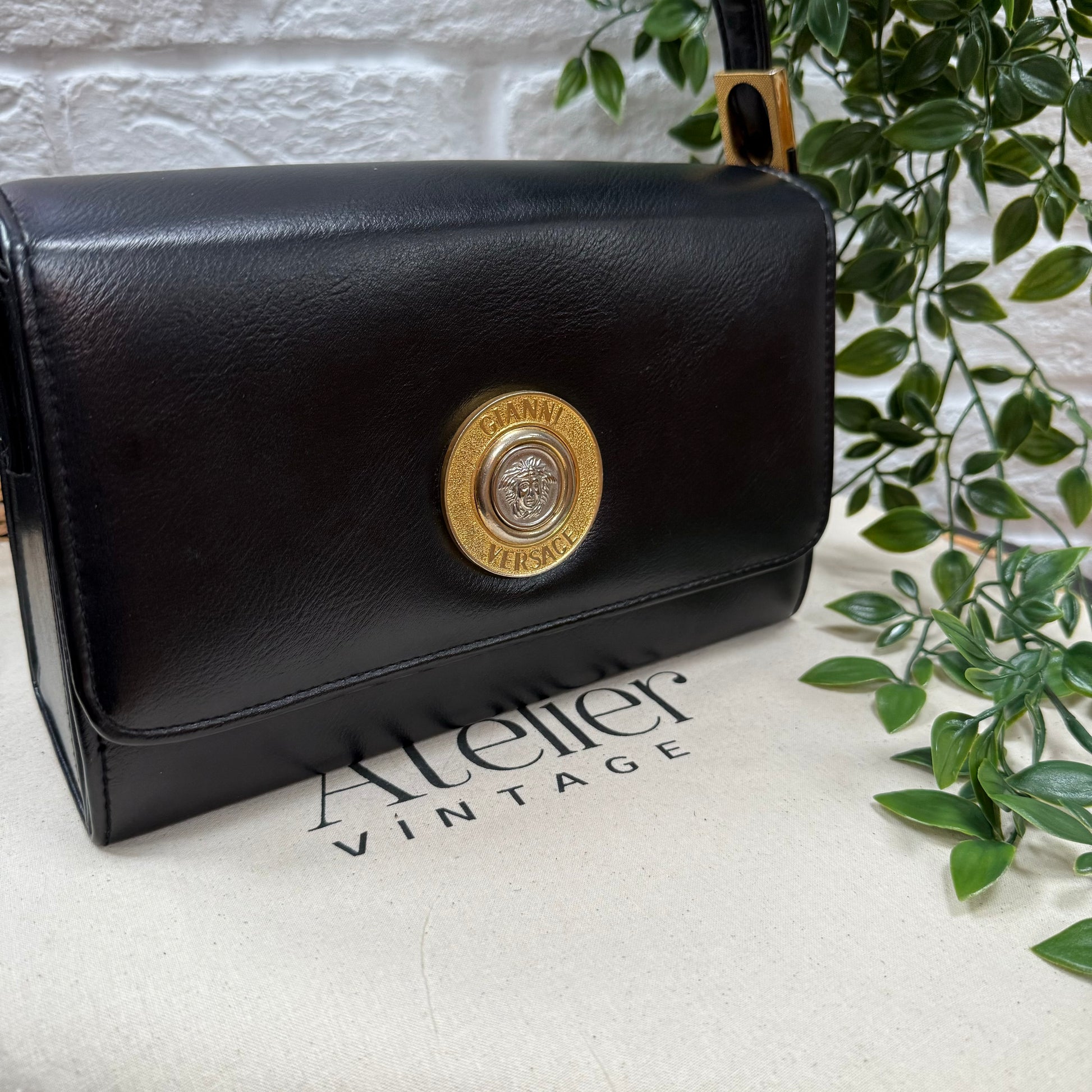 Versace Vintage Medusa Shoulder Bag