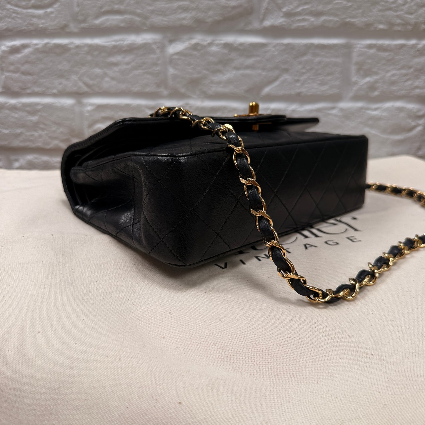 Chanel 1989 Black Classic Double Flap Small