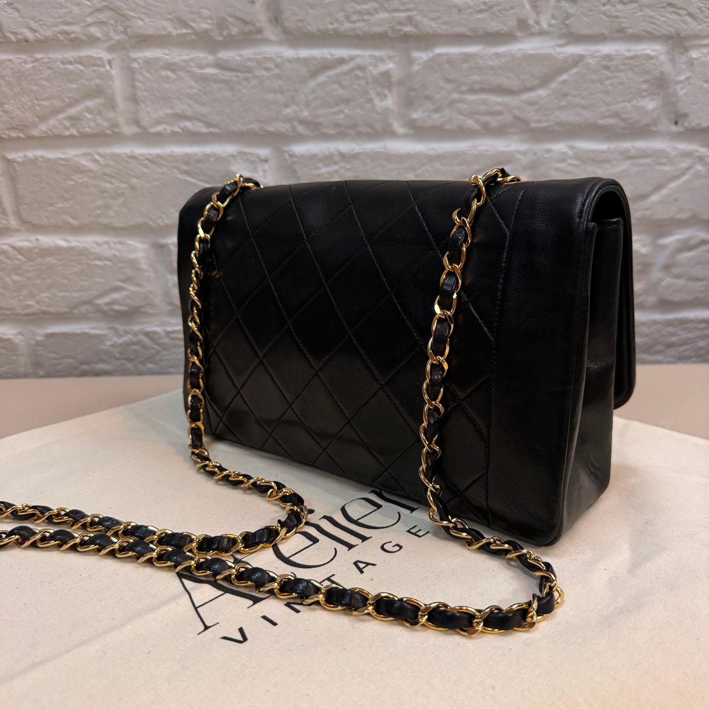Chanel 1989 Classic Medium Rectangle square Flap