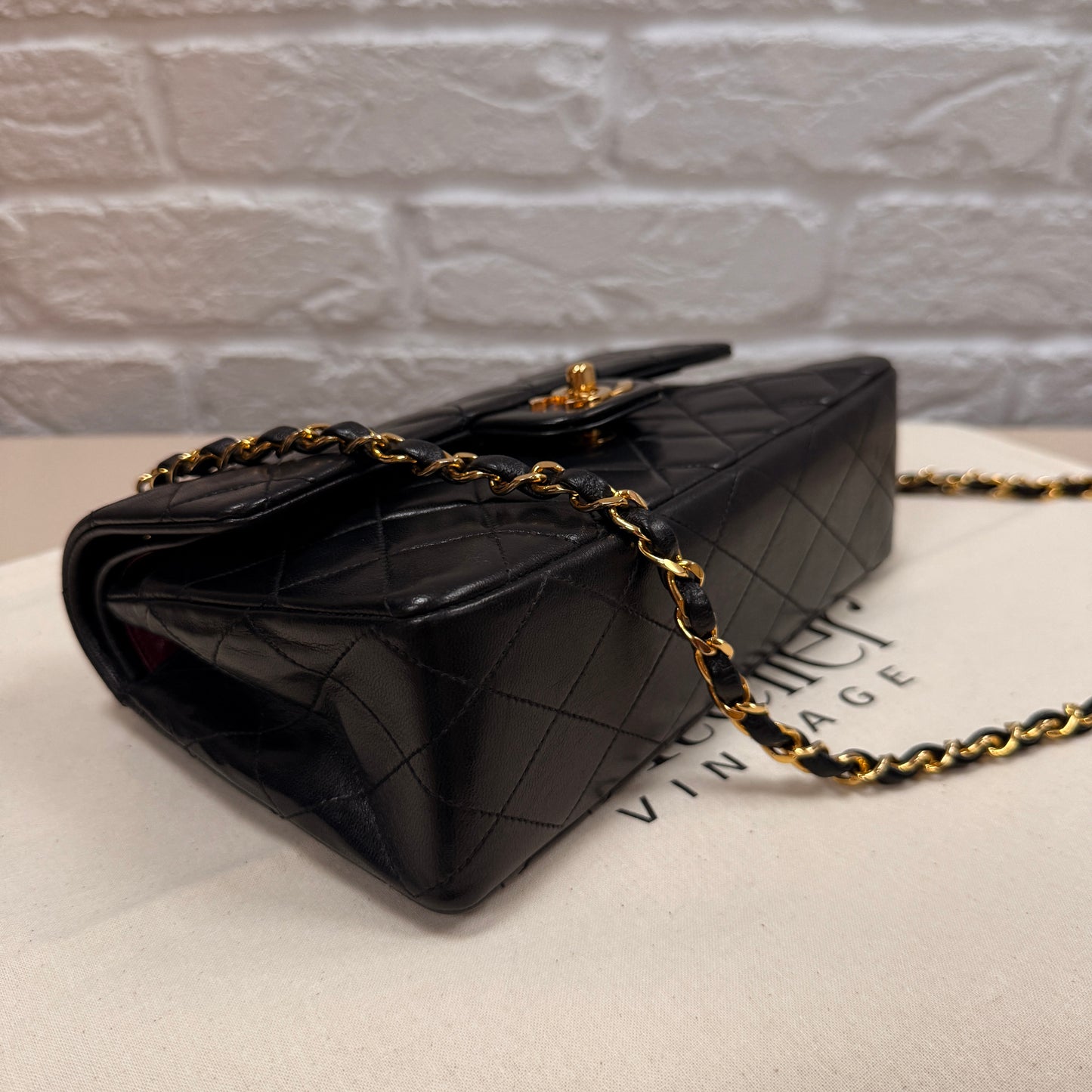 Chanel 1986 Black Classic Double Flap Small