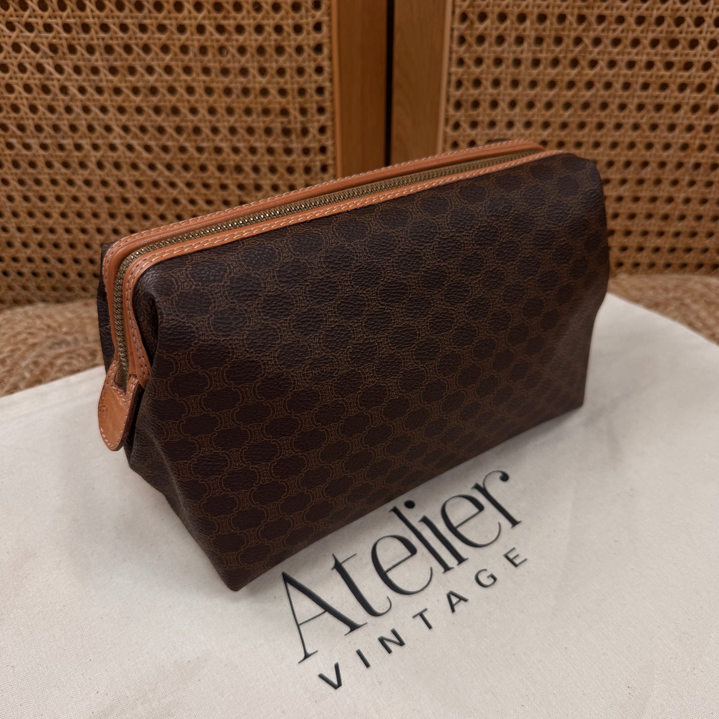 Celine Macadam Print Clutch/Pouch