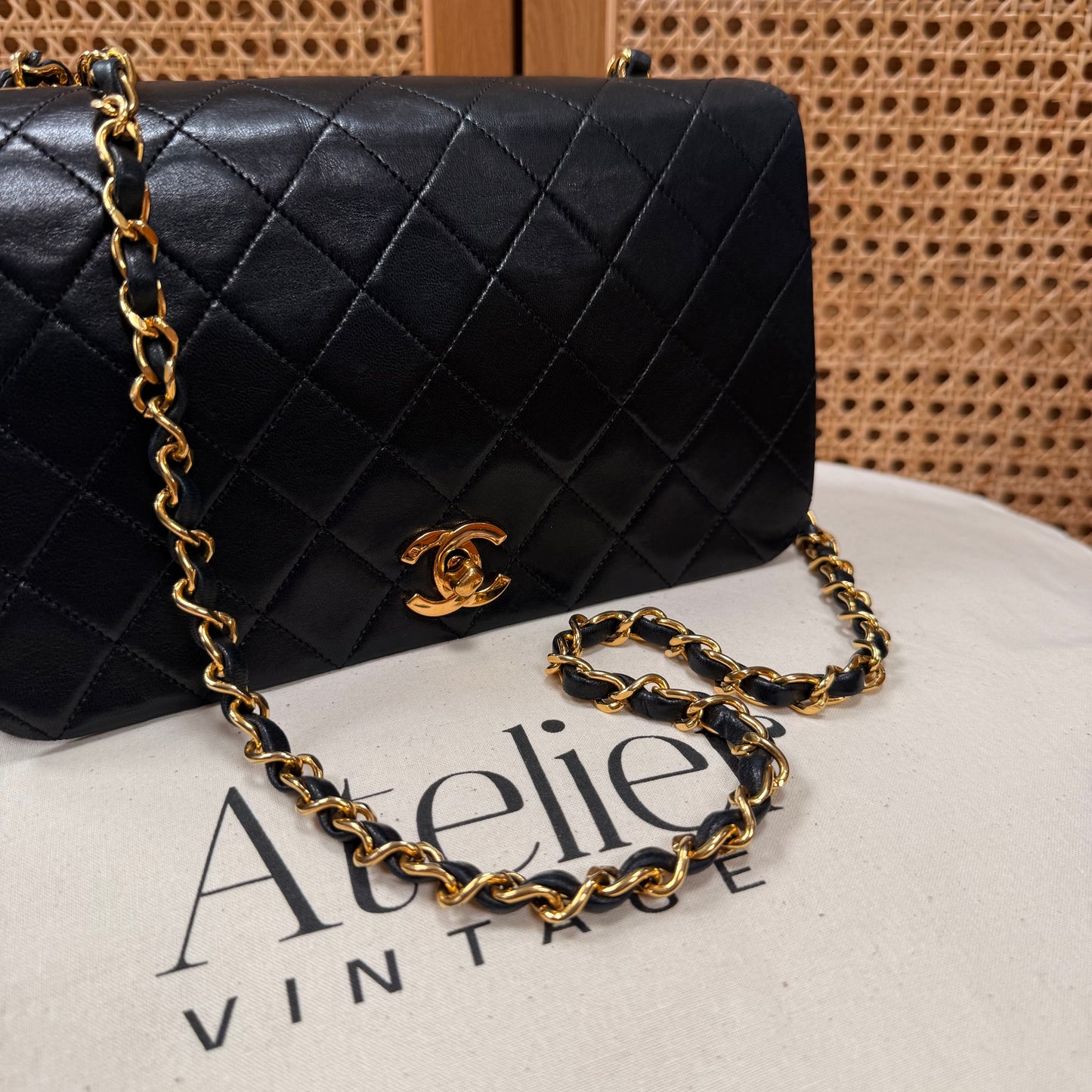 Chanel 1989 Classic Medium Rectangle Full Flap