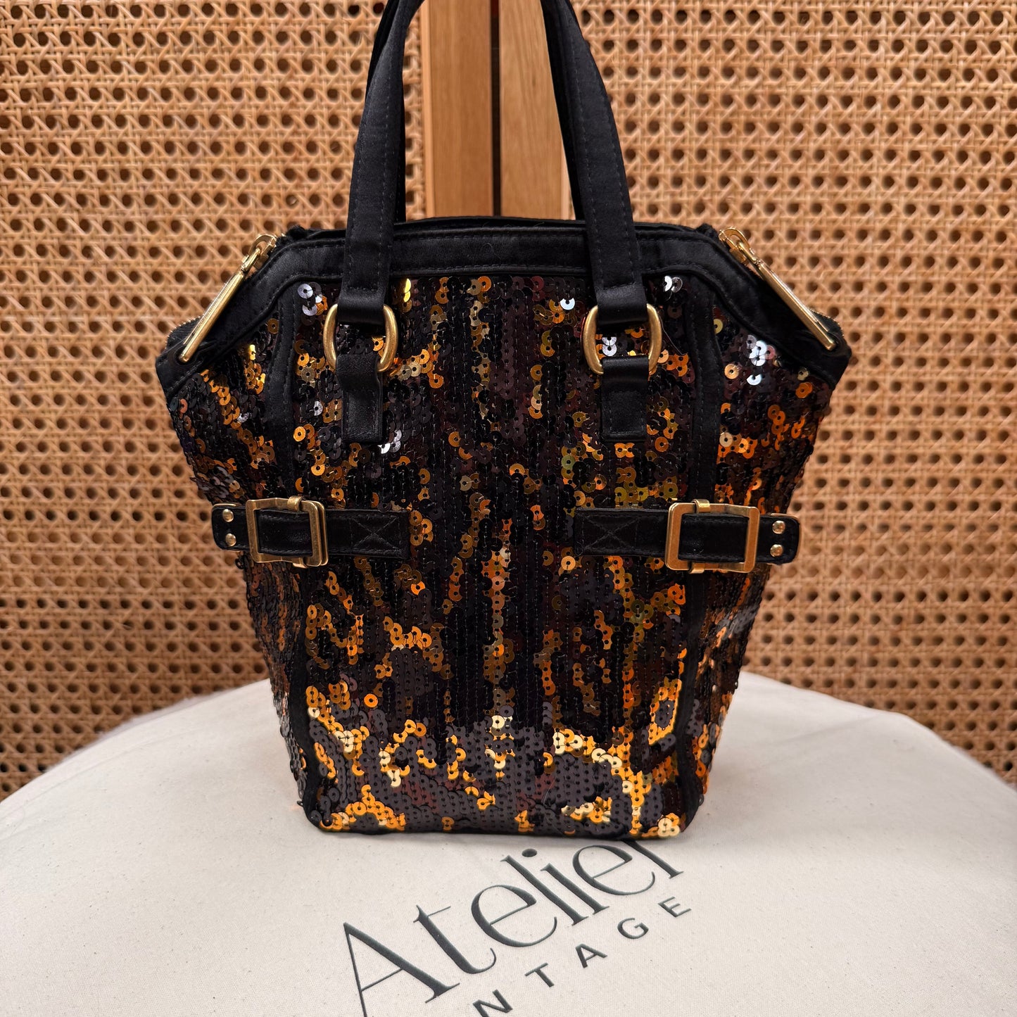 Saint Laurent 2008 limited Edition Sequin Downtown tote