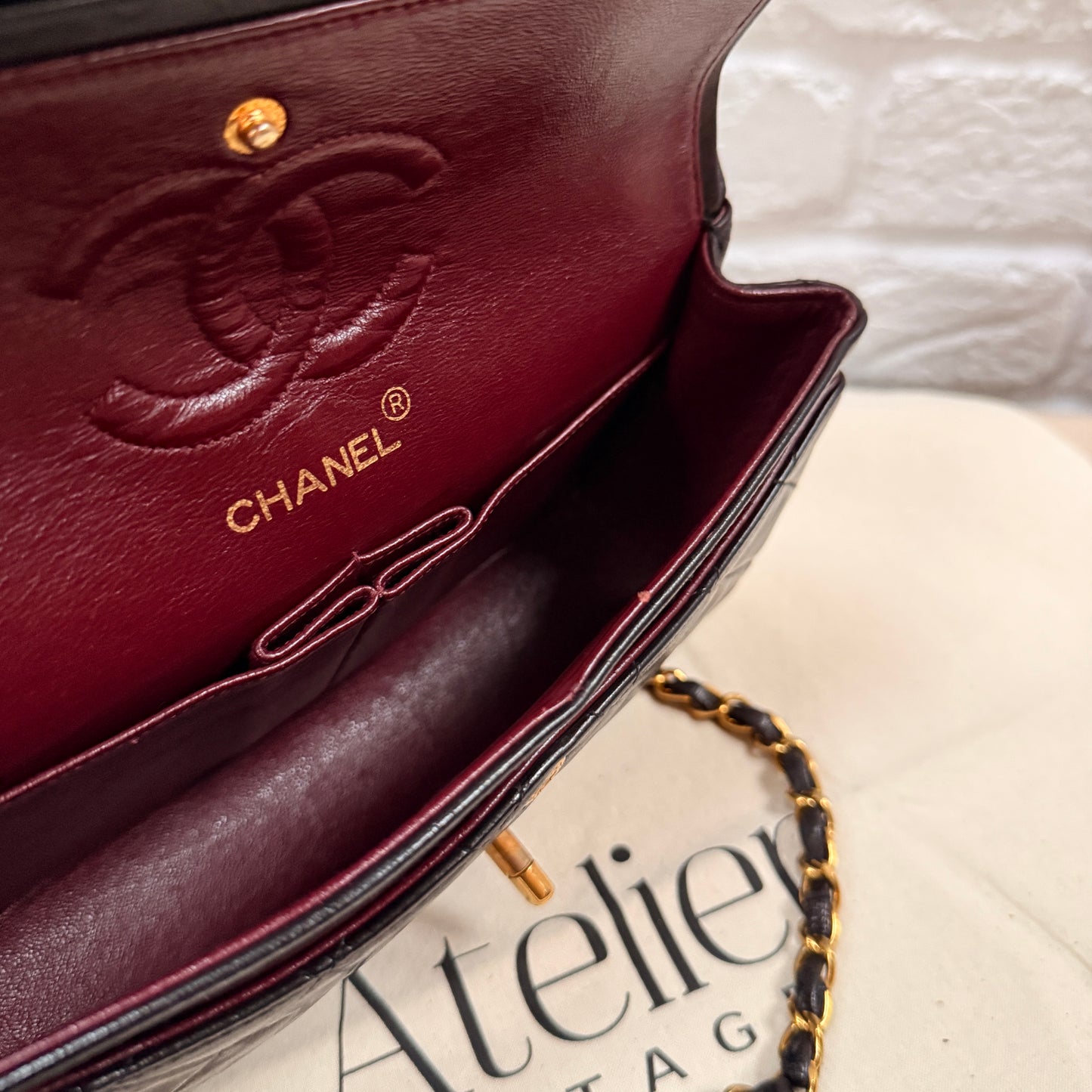 Chanel 1994 Black Classic Double Flap Small