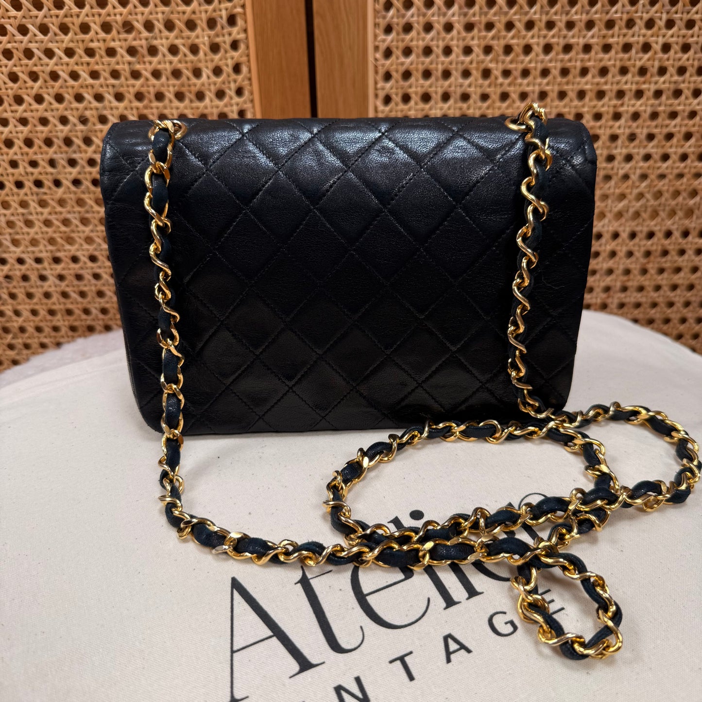 Chanel Paris limited Edition 1989 CC Circle single flap