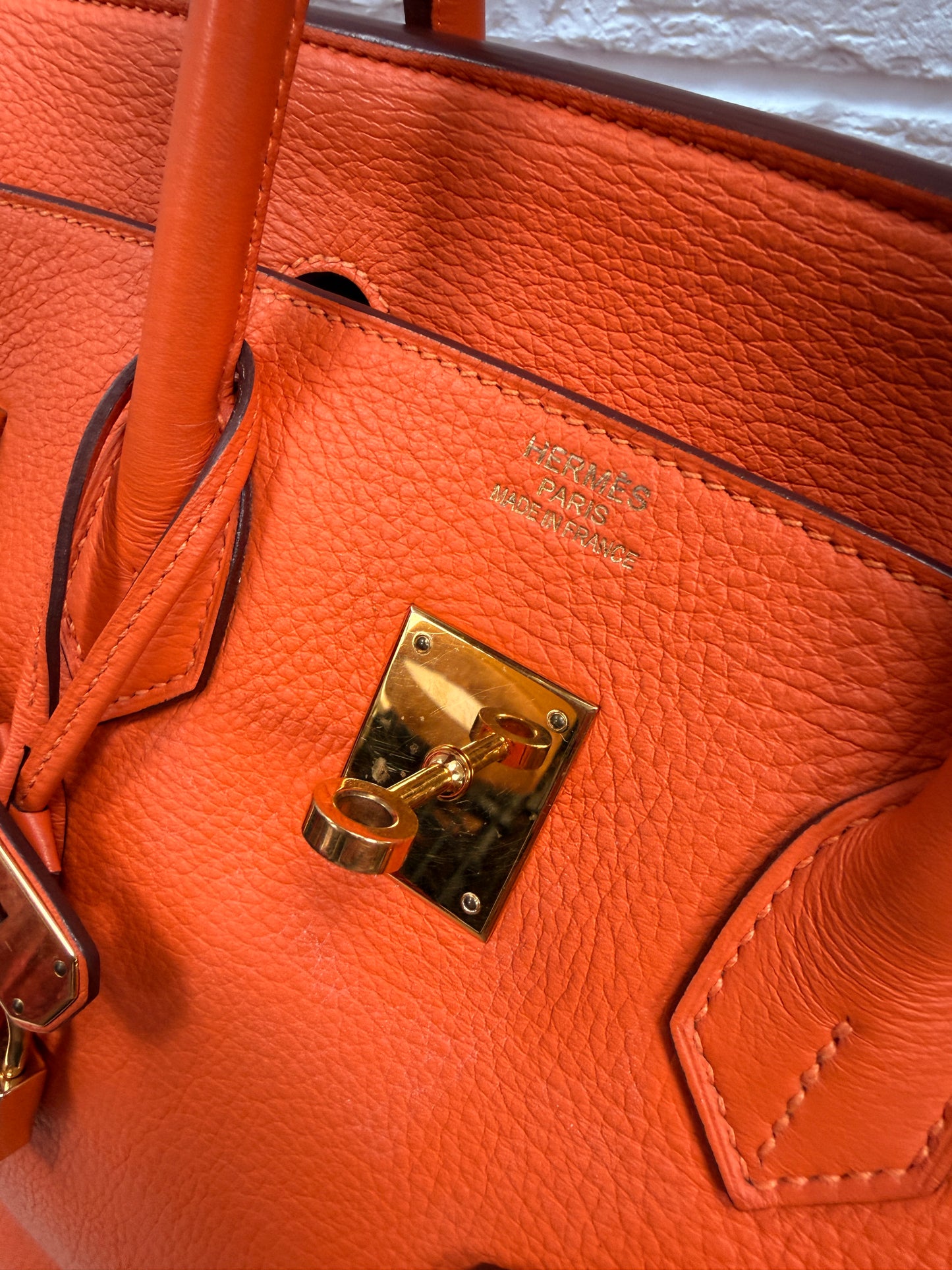Hermes Birkin 35 Clemence Leather 2011