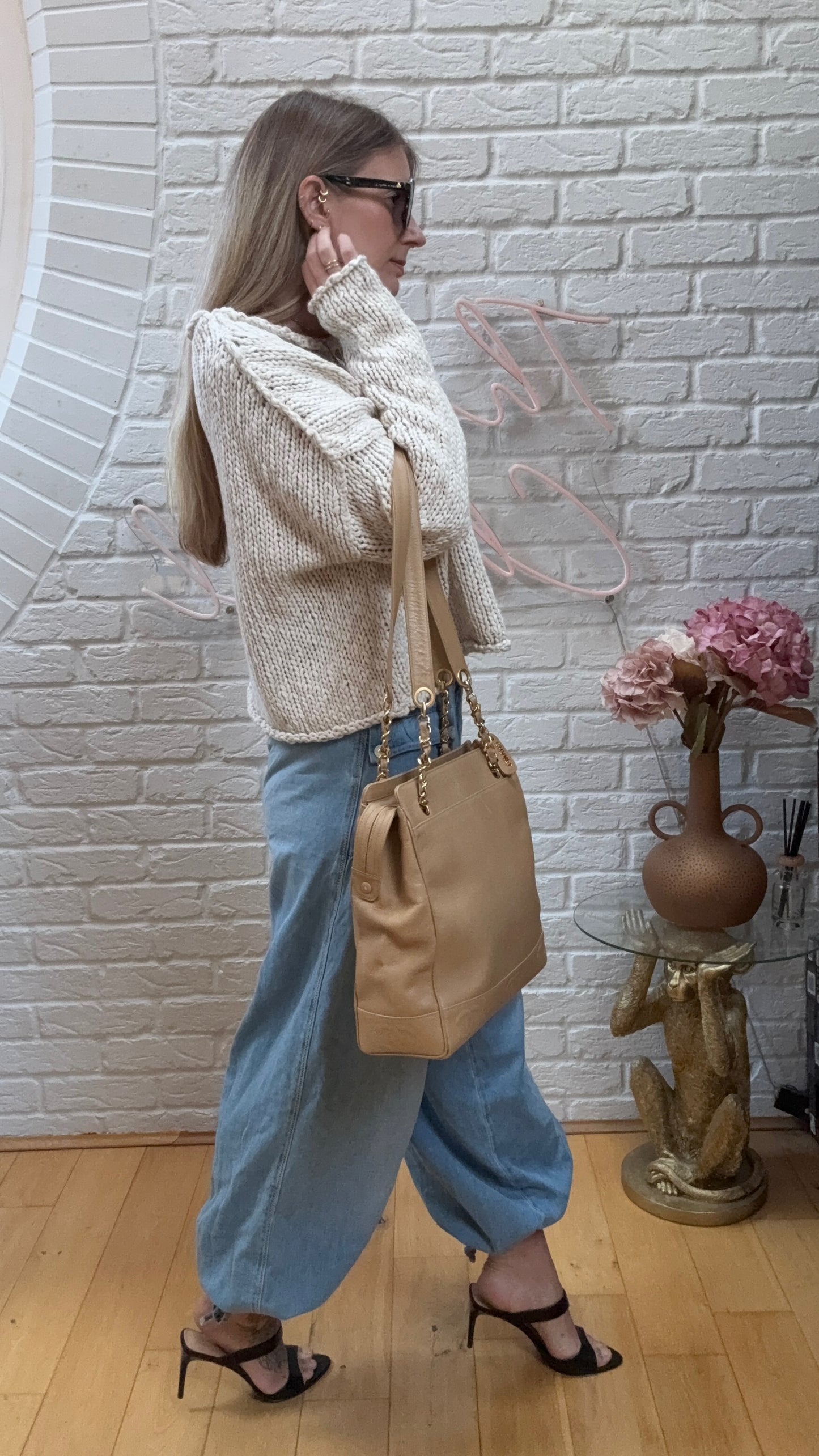 Chanel 1994 Triple CC Caviar Tote