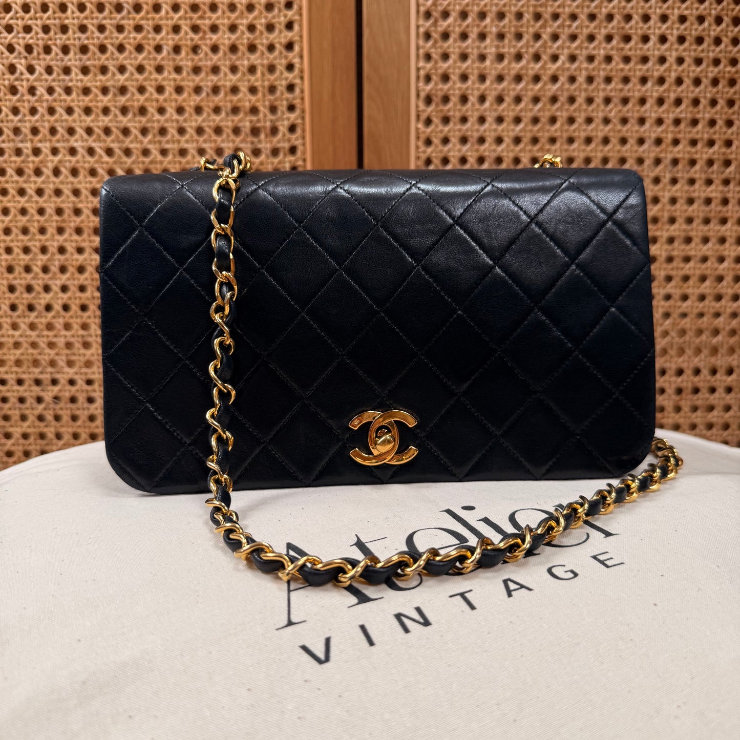 Chanel 1989 Classic Medium Rectangle Full Flap