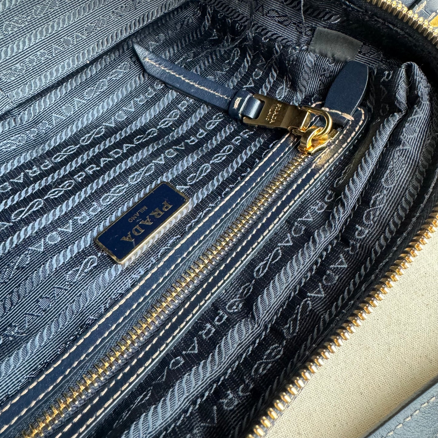 Prada Jacquard Camera Bag