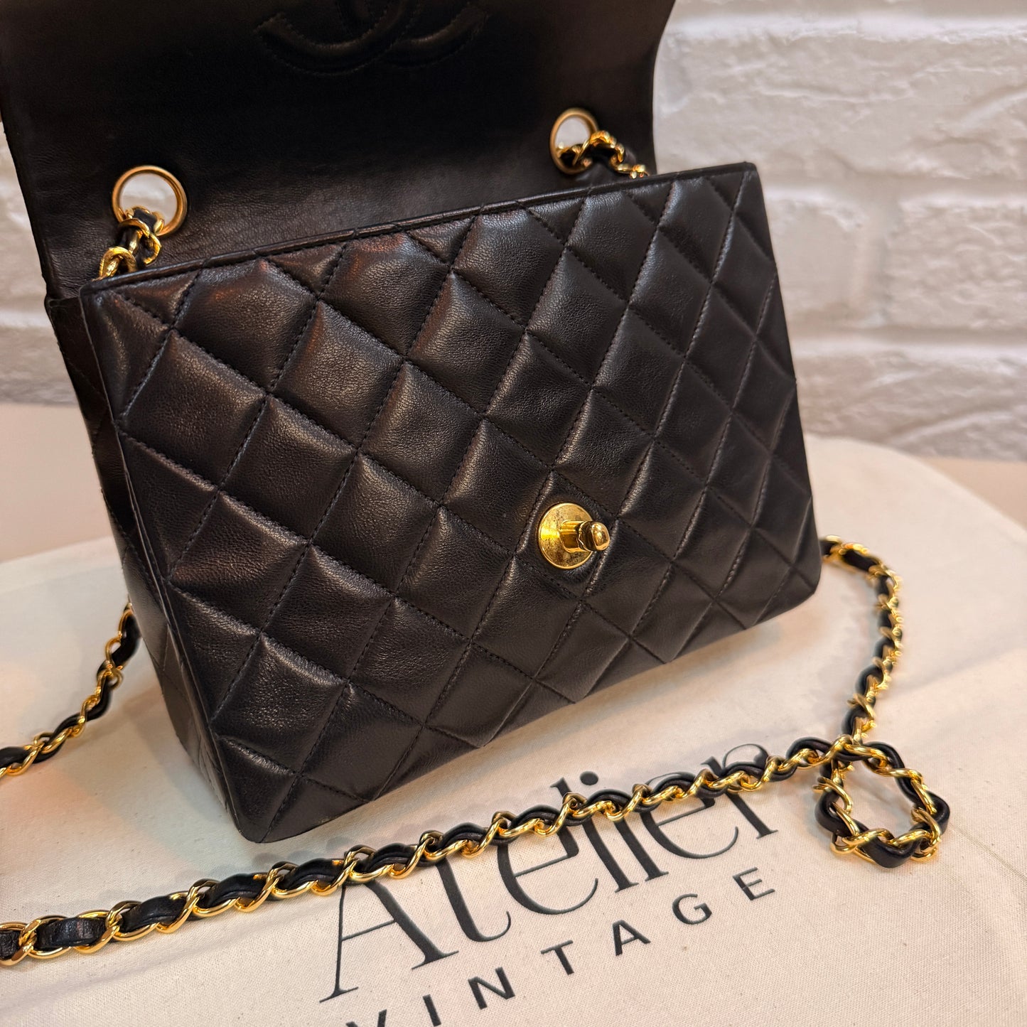 Chanel 1991 Classic Square Single Flap Medium