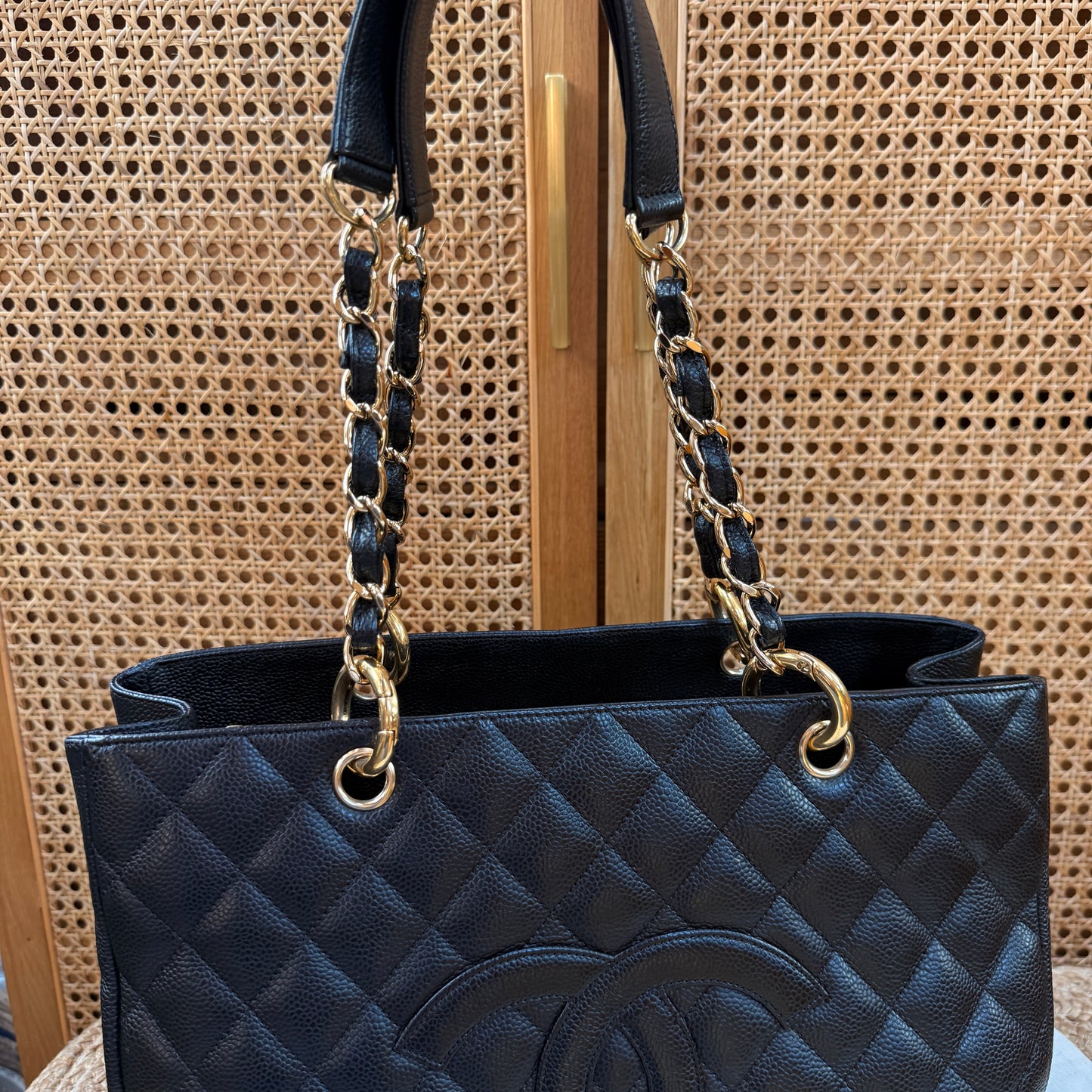 Chanel Classic Black Caviar GST