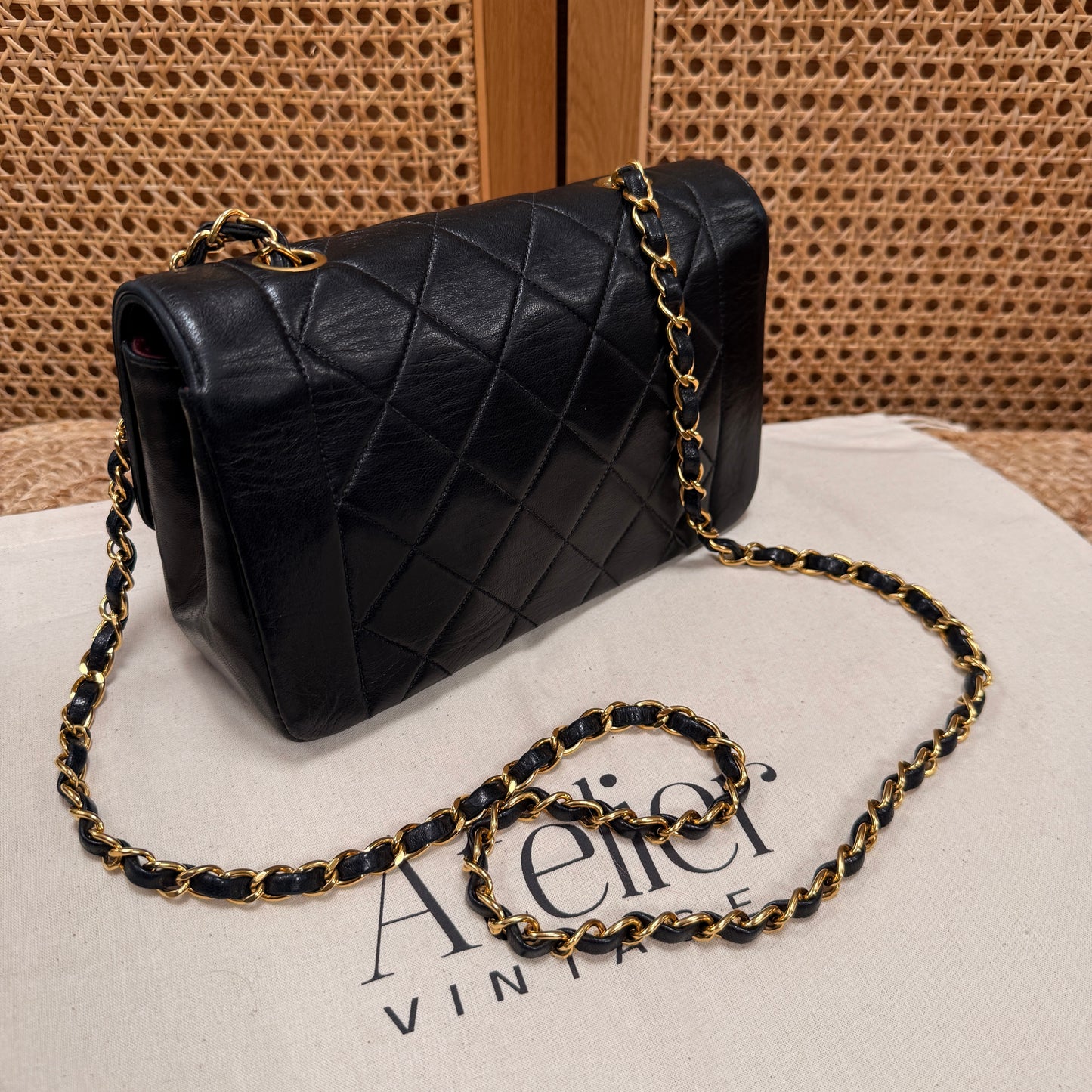 Chanel 1991 Vintage Classic Diana Small