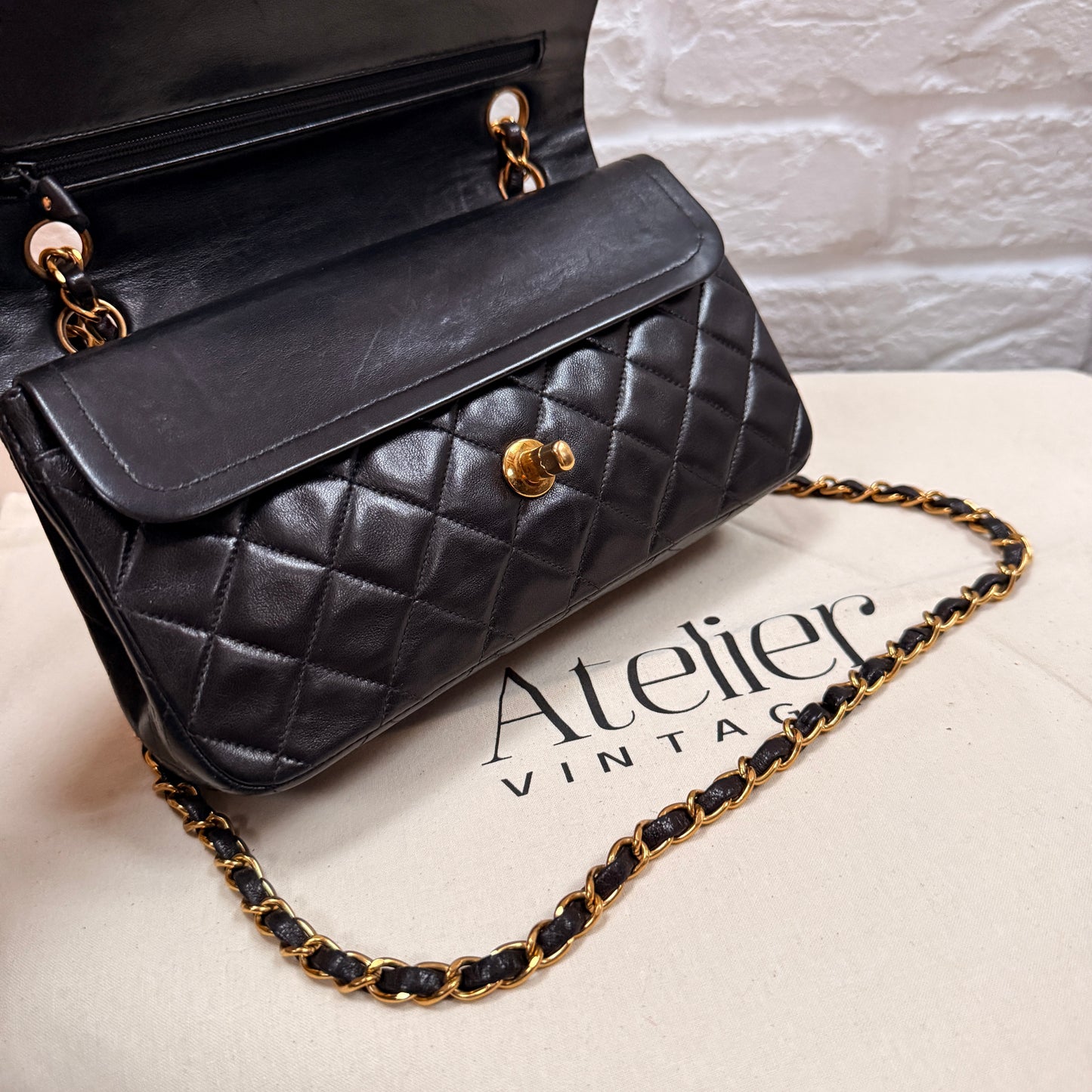 Chanel 1994 Black Classic Double Flap Small