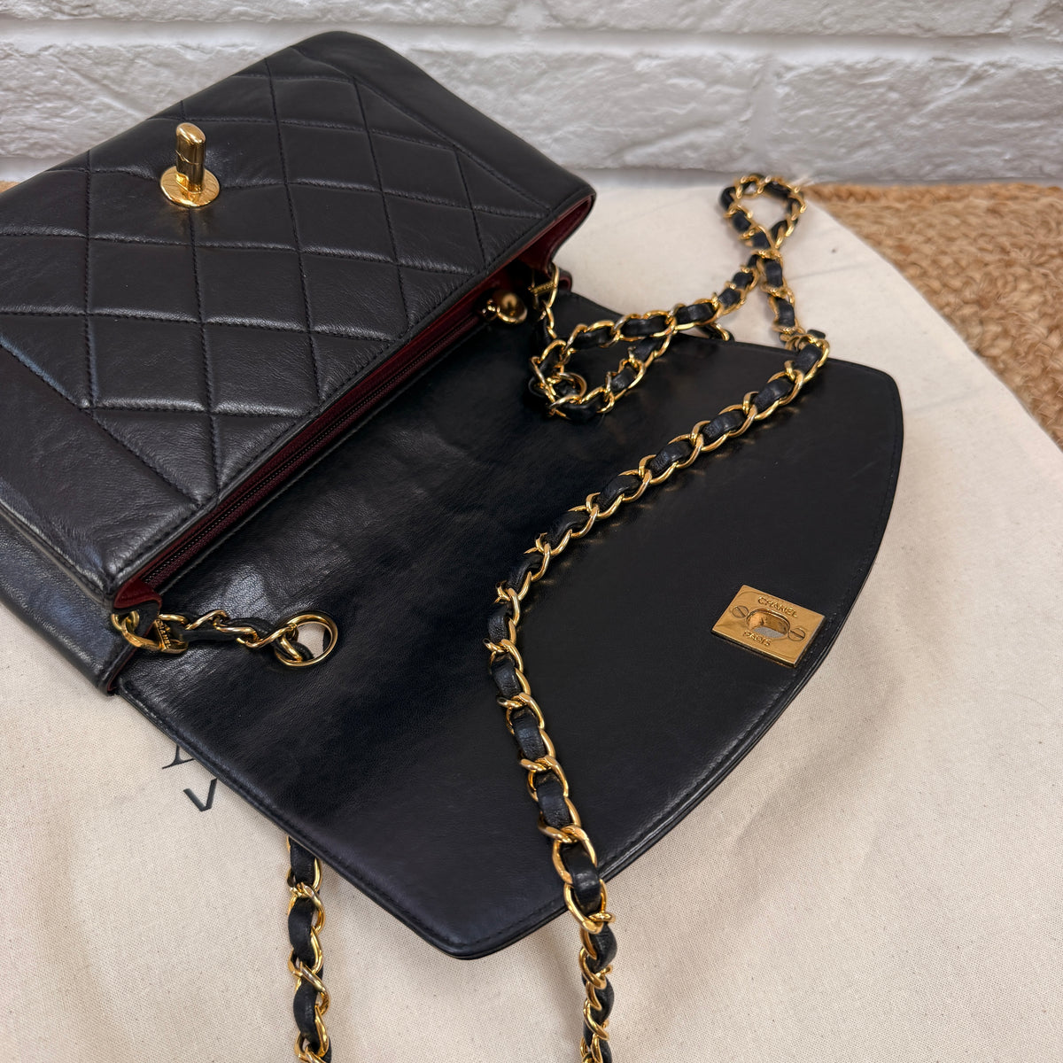 Chanel 1991 Vintage Classic Diana Small