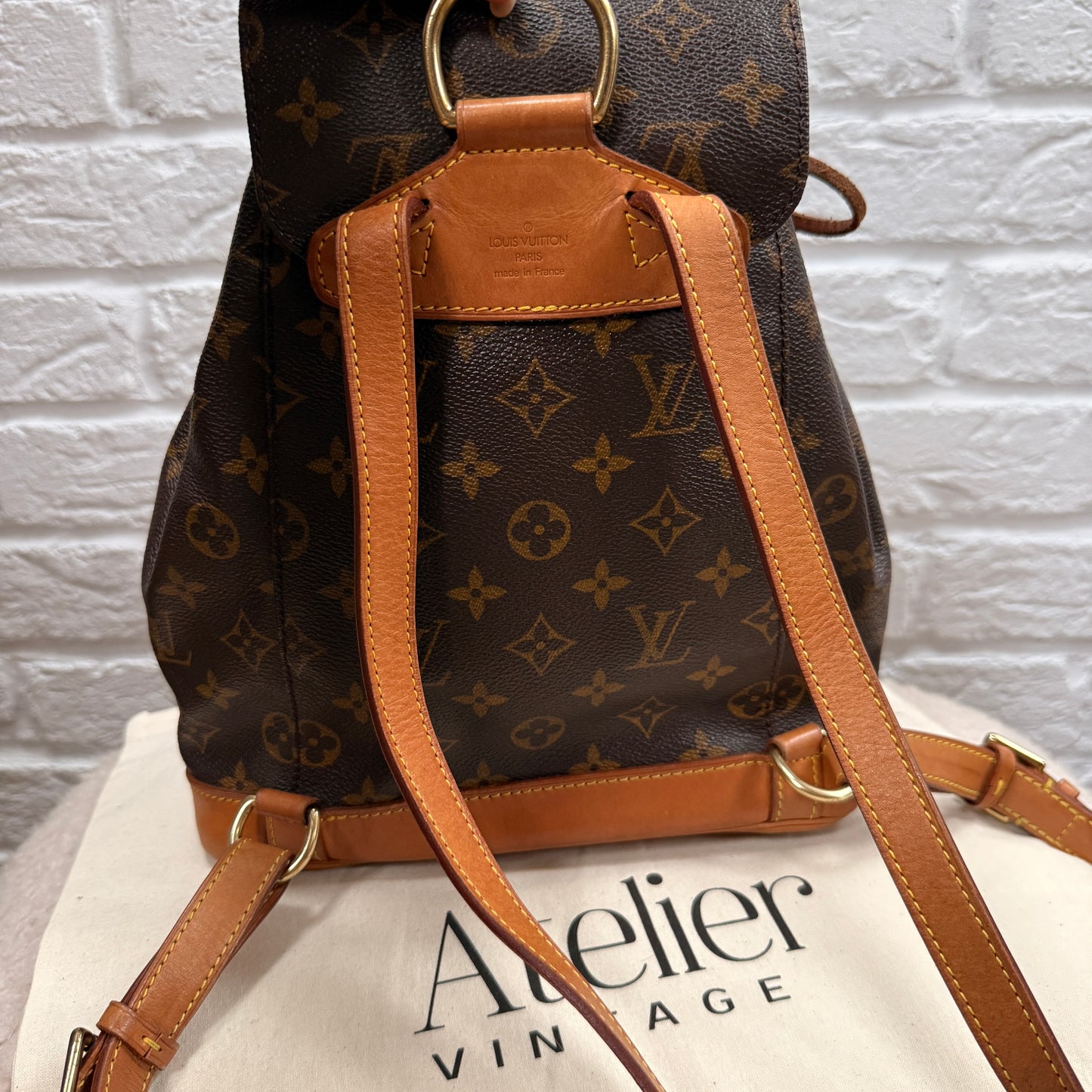 Louis Vuitton 1997 Montsouris Back Pack MM