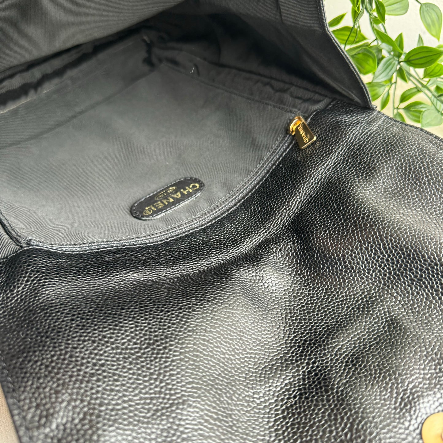 Chanel 2000 CC Quilted Caviar Back Pack