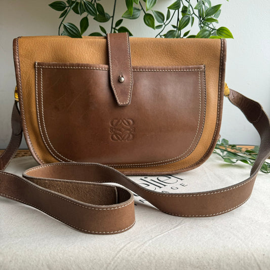 Loewe 1980s Anagram Cross Body Bag