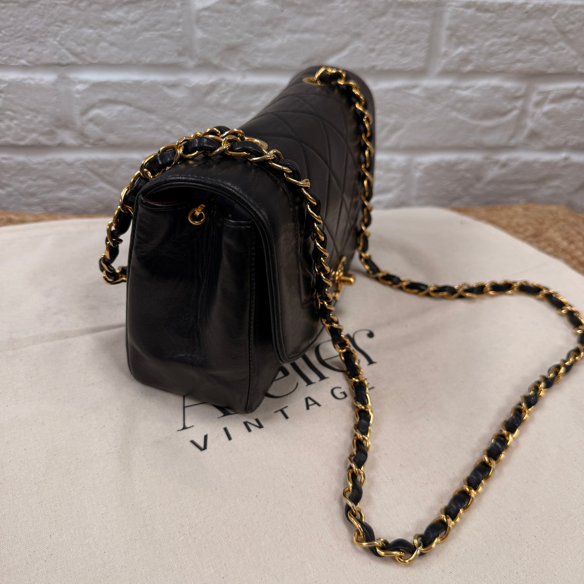 Chanel 1991 Vintage Classic Diana Small