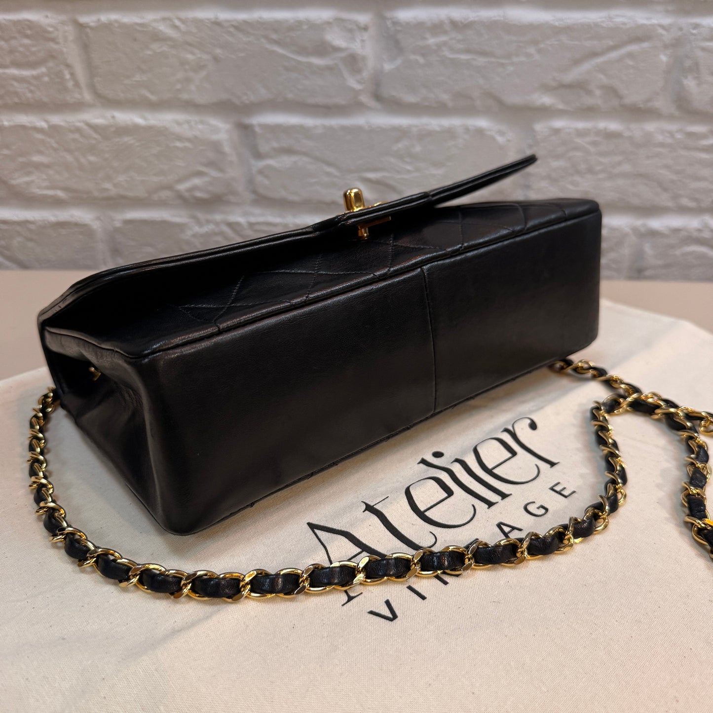 Chanel 1989 Classic Medium Rectangle square Flap