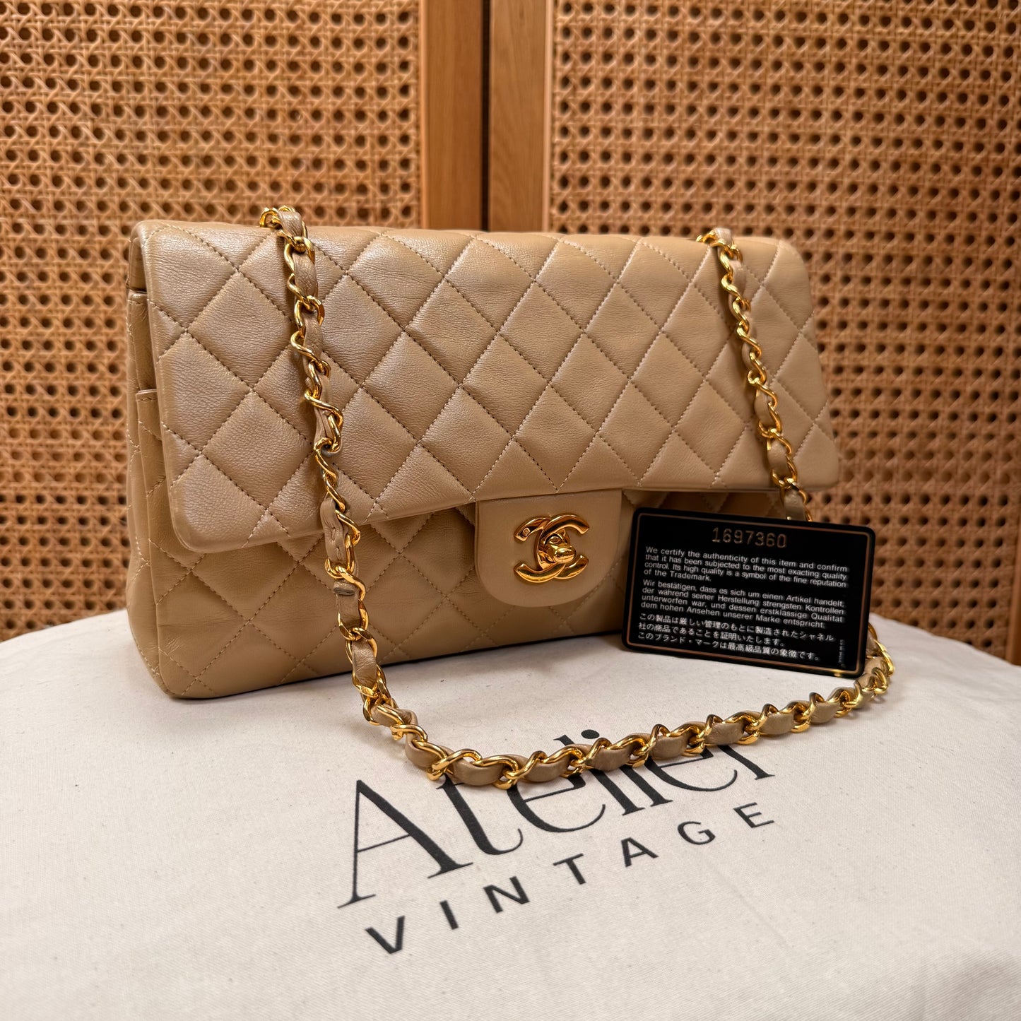 Chanel Rare 1989 Classic Double Flap Medium in Caramel