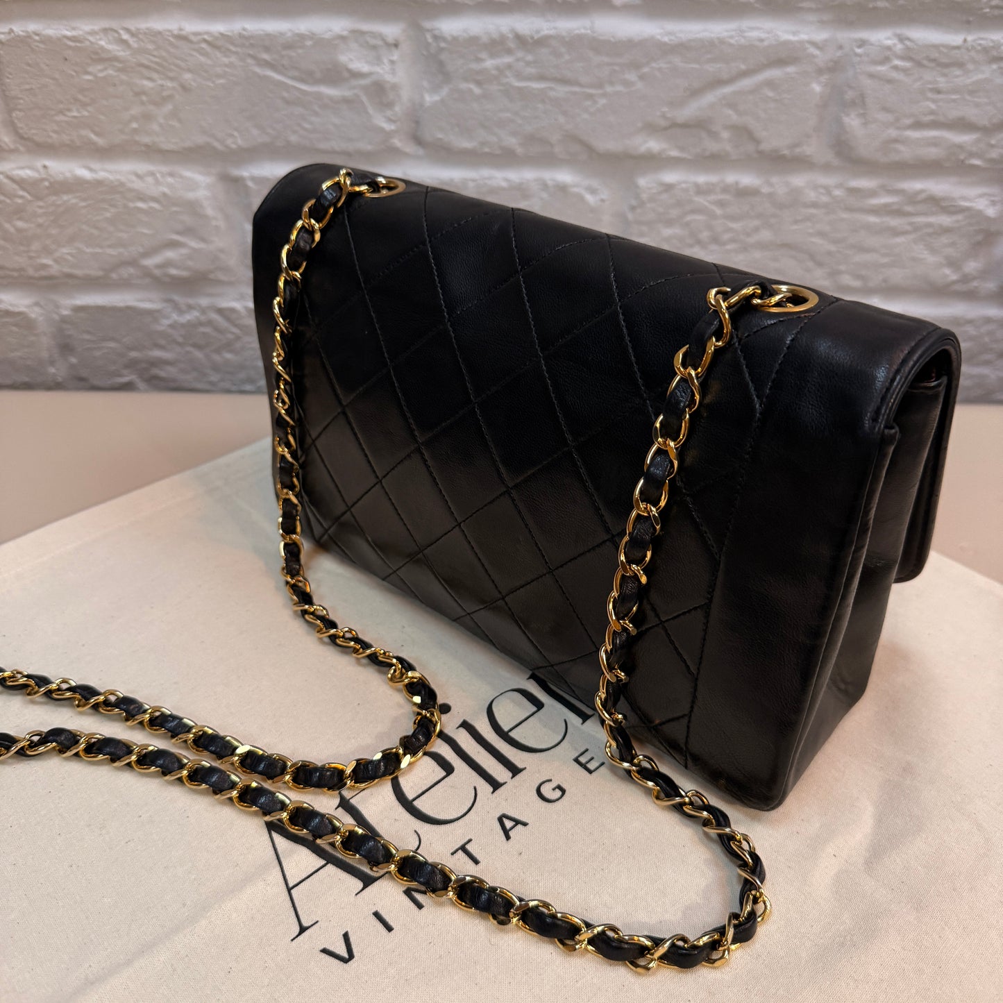 Chanel 1989 Classic Medium Rectangle square Flap