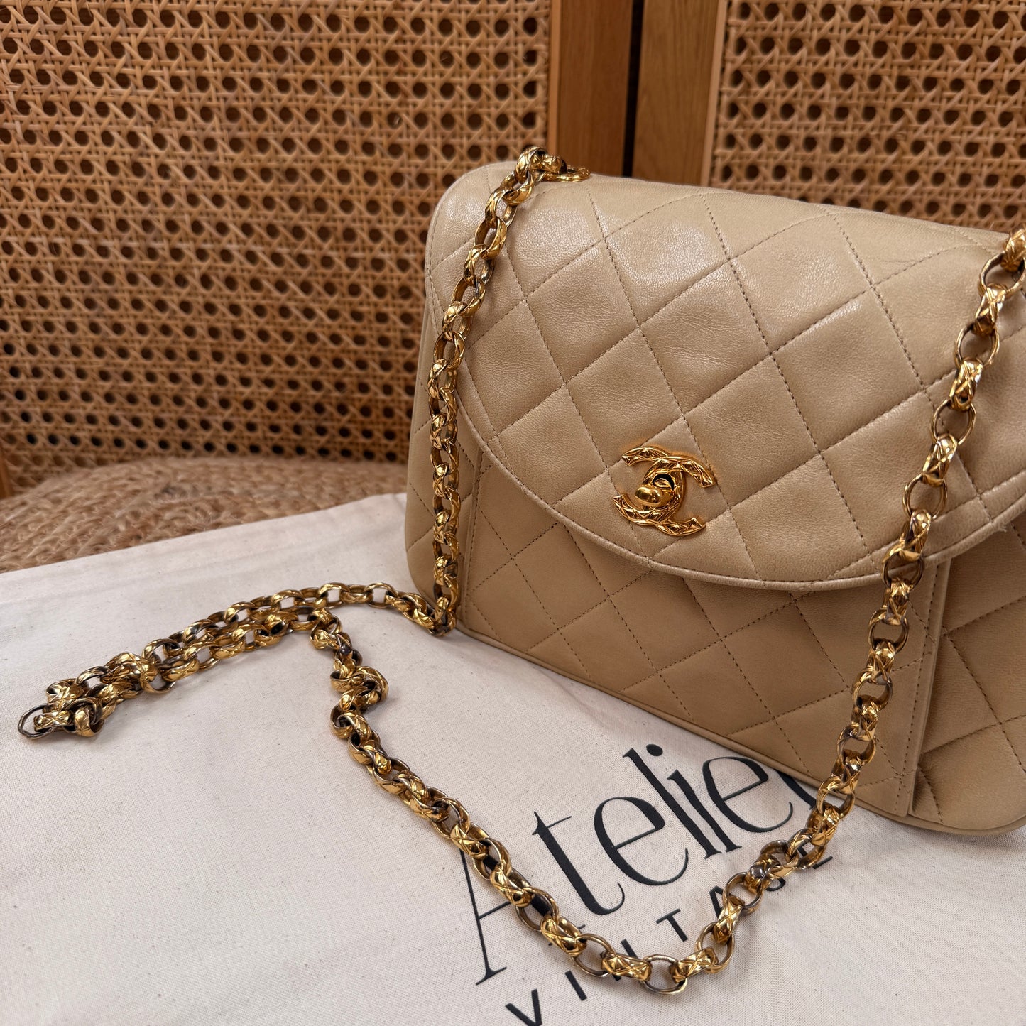 Chanel Ultra Rare Limited Edition Bijoux Chain in beige