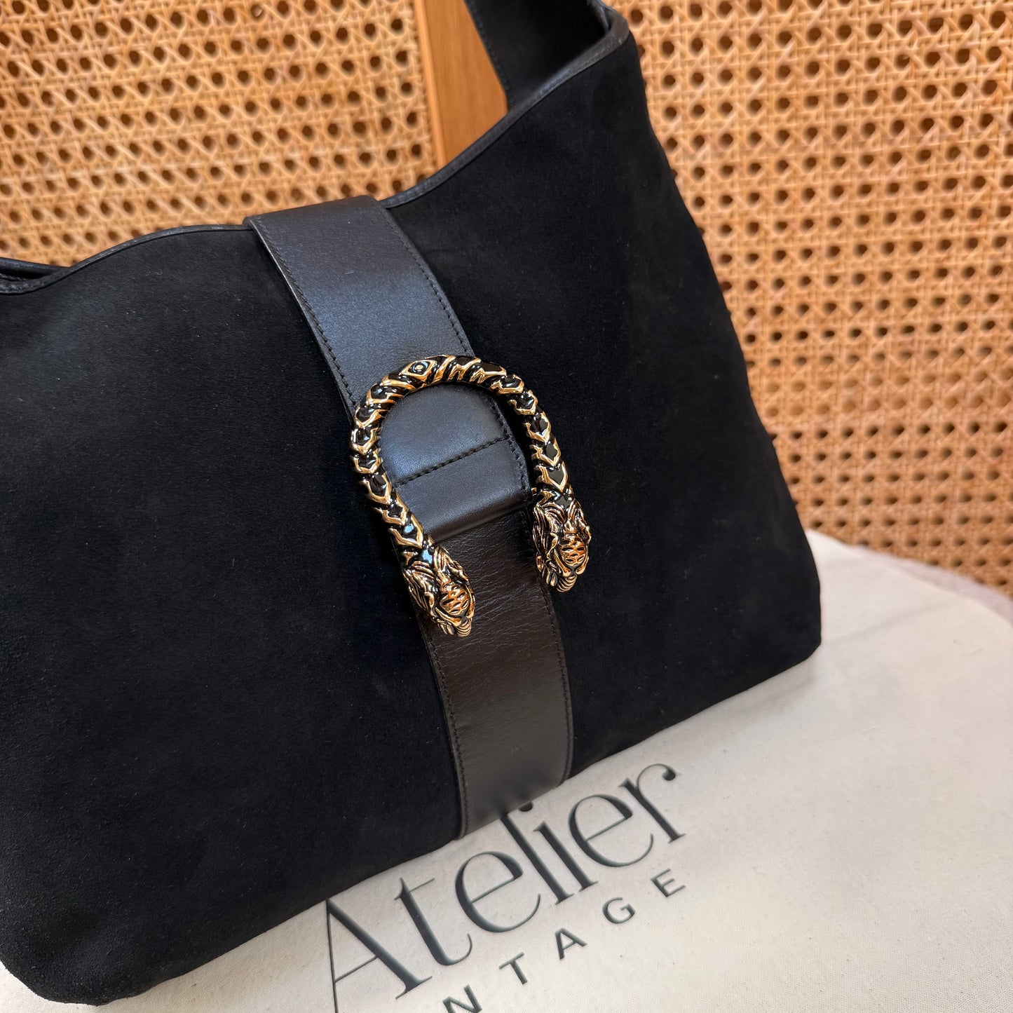 Gucci 1990s Dionysus Suede Hobo Tote