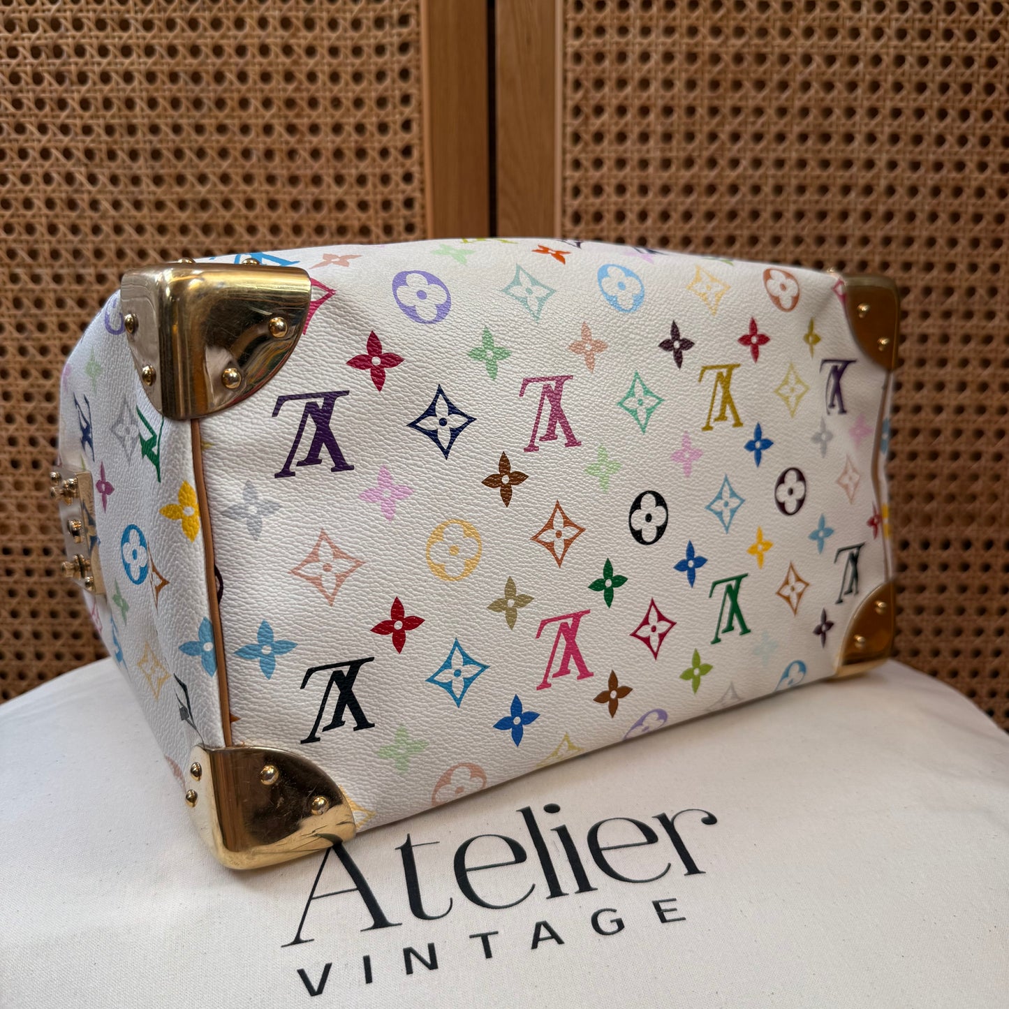 Louis Vuitton 2006 Original Murakami white speedy 30