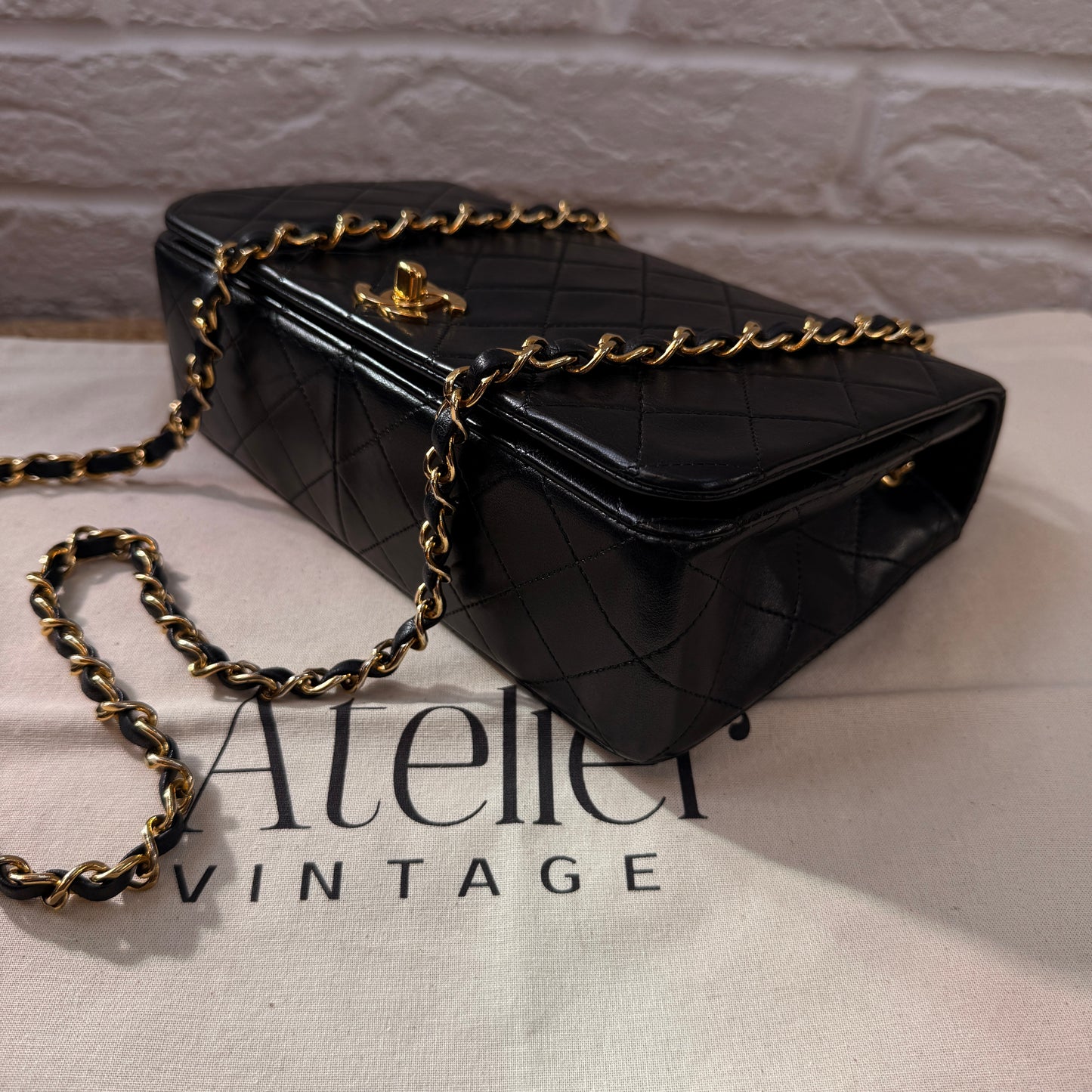 Chanel 1989 Classic Medium Rectangle Full Flap