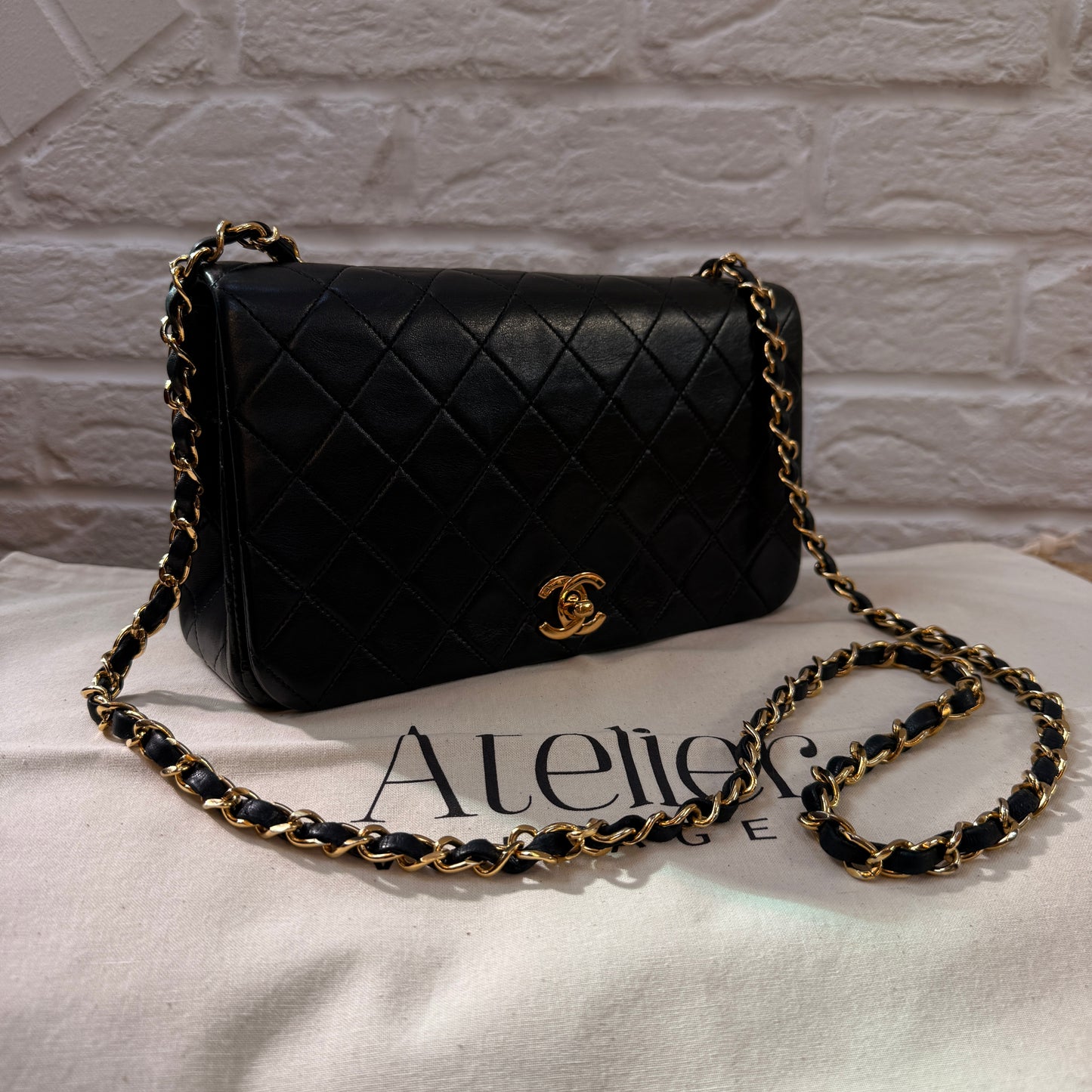 Chanel 1989 Classic Medium Rectangle Full Flap