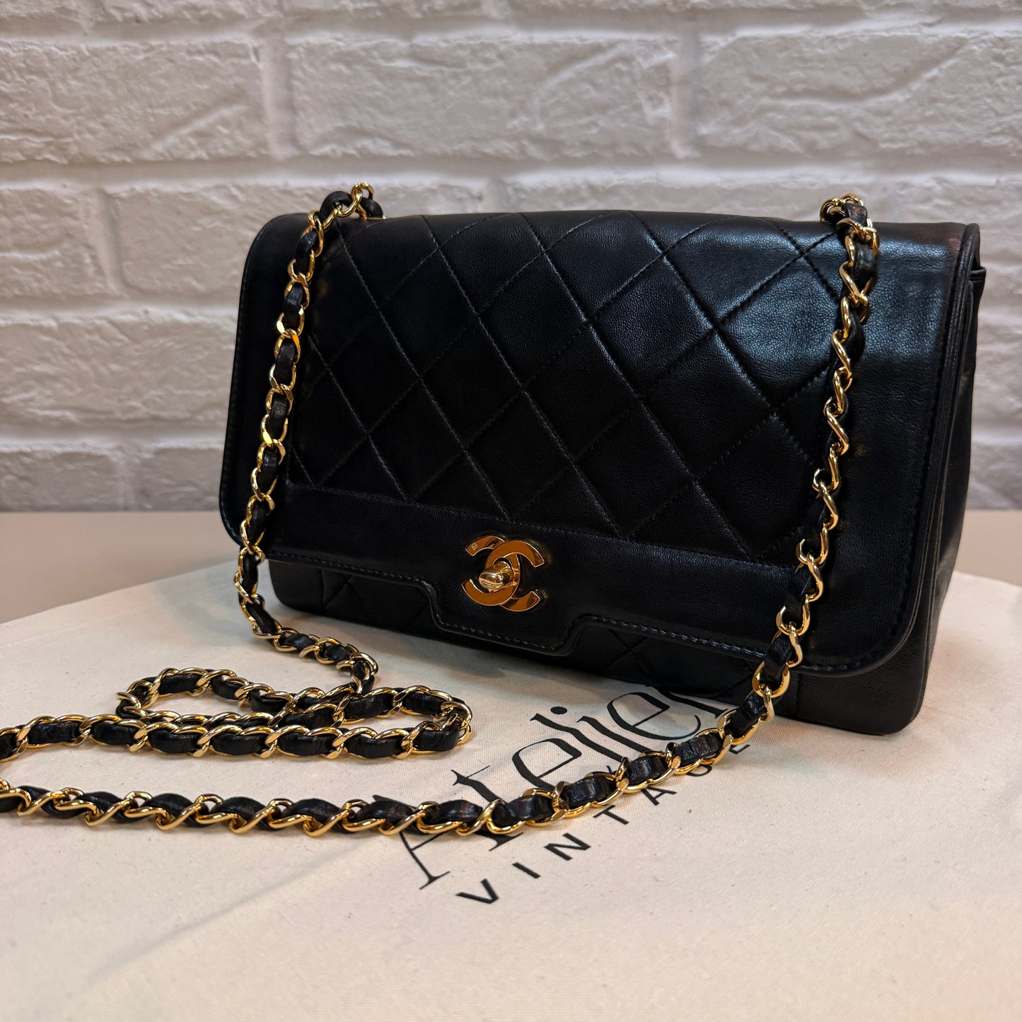 Chanel 1989 Classic Medium Rectangle square Flap