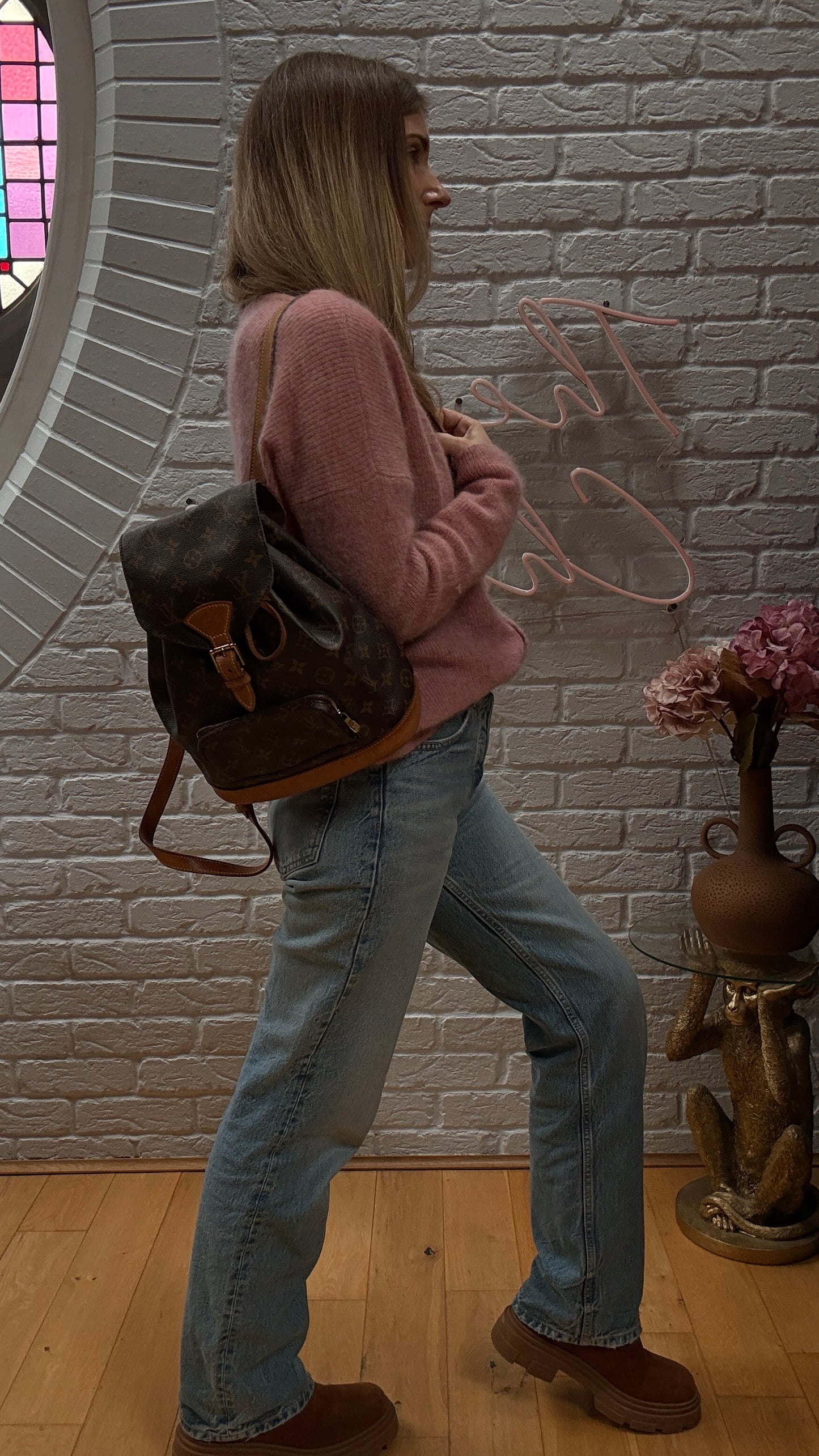 Louis Vuitton 1997 Montsouris Back Pack MM