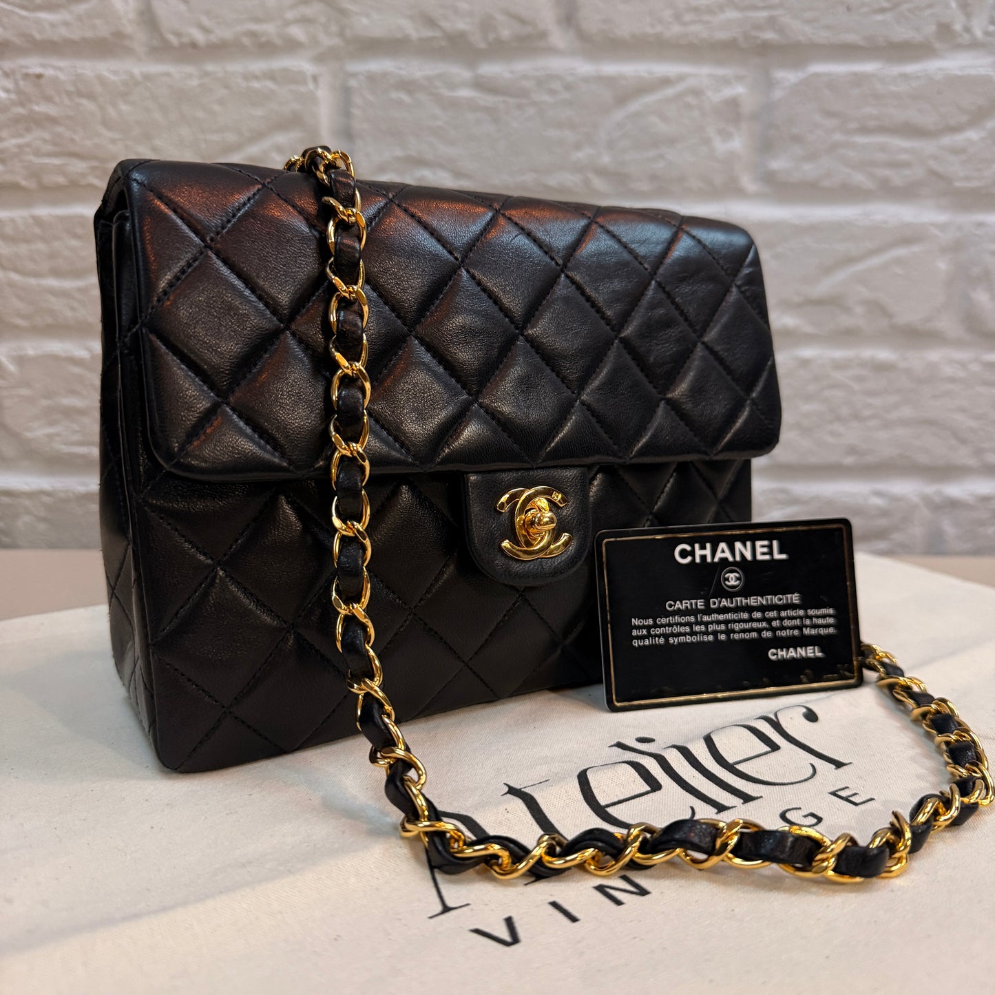 Chanel 1991 Classic Square Single Flap Medium